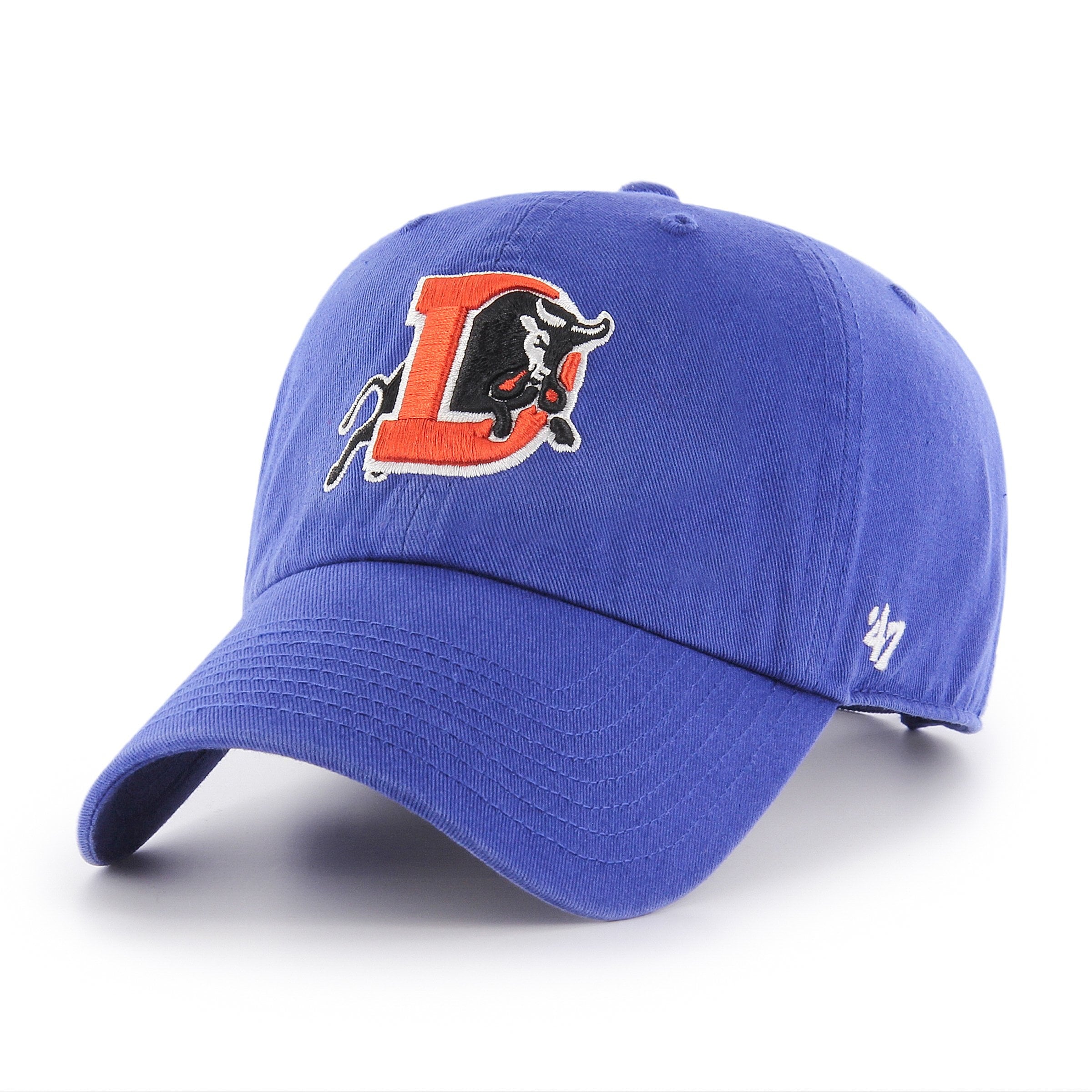 47-brand-clean-up-durham-bulls-cap-royal-dad-hat image 1
