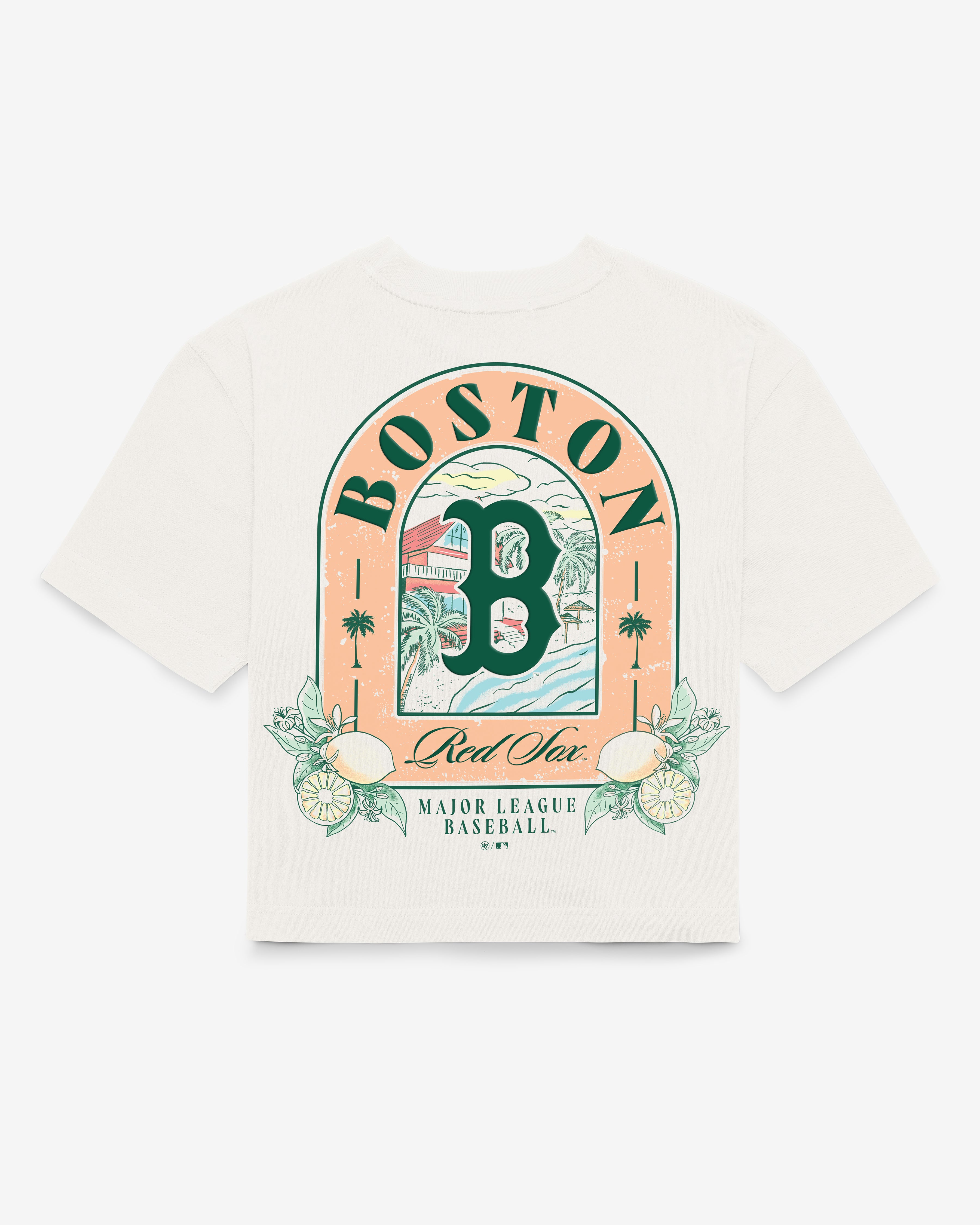 47-reed-city-vacay-t-shirt-damen-sandstone-red-sox-baumwolle image 3