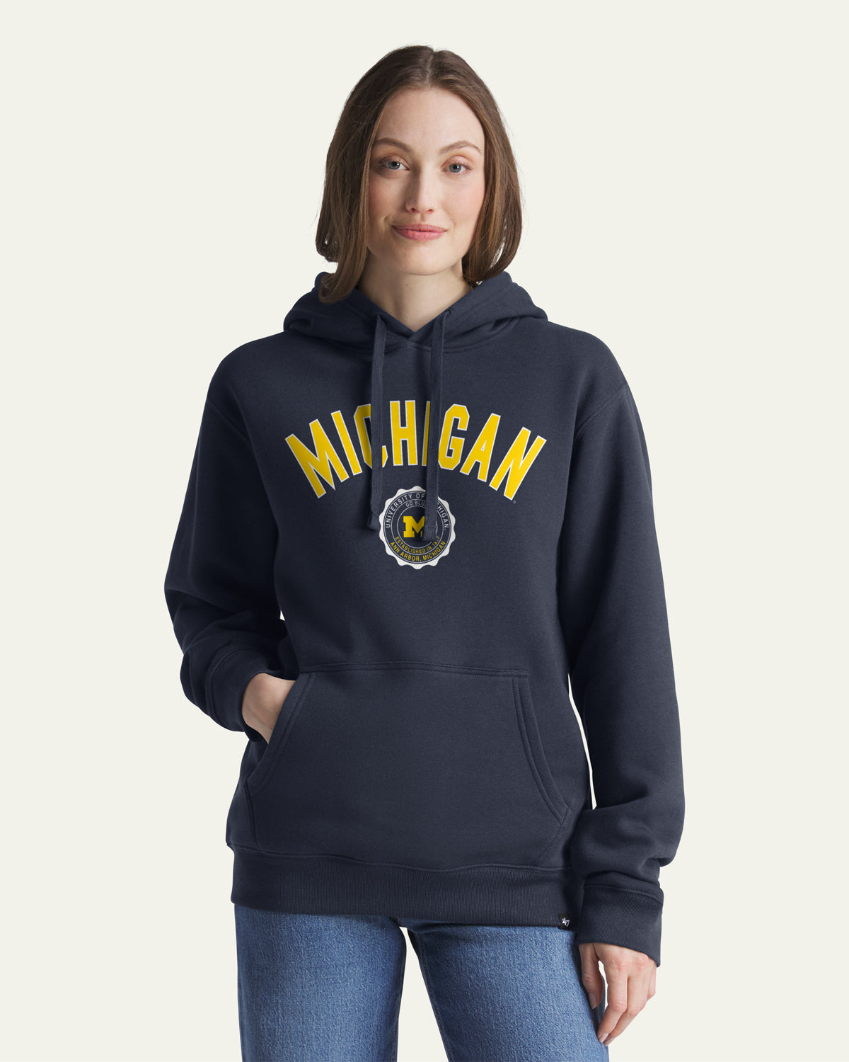 47-michigan-wolverines-crest-bend-hoodie-navy-herren image 3