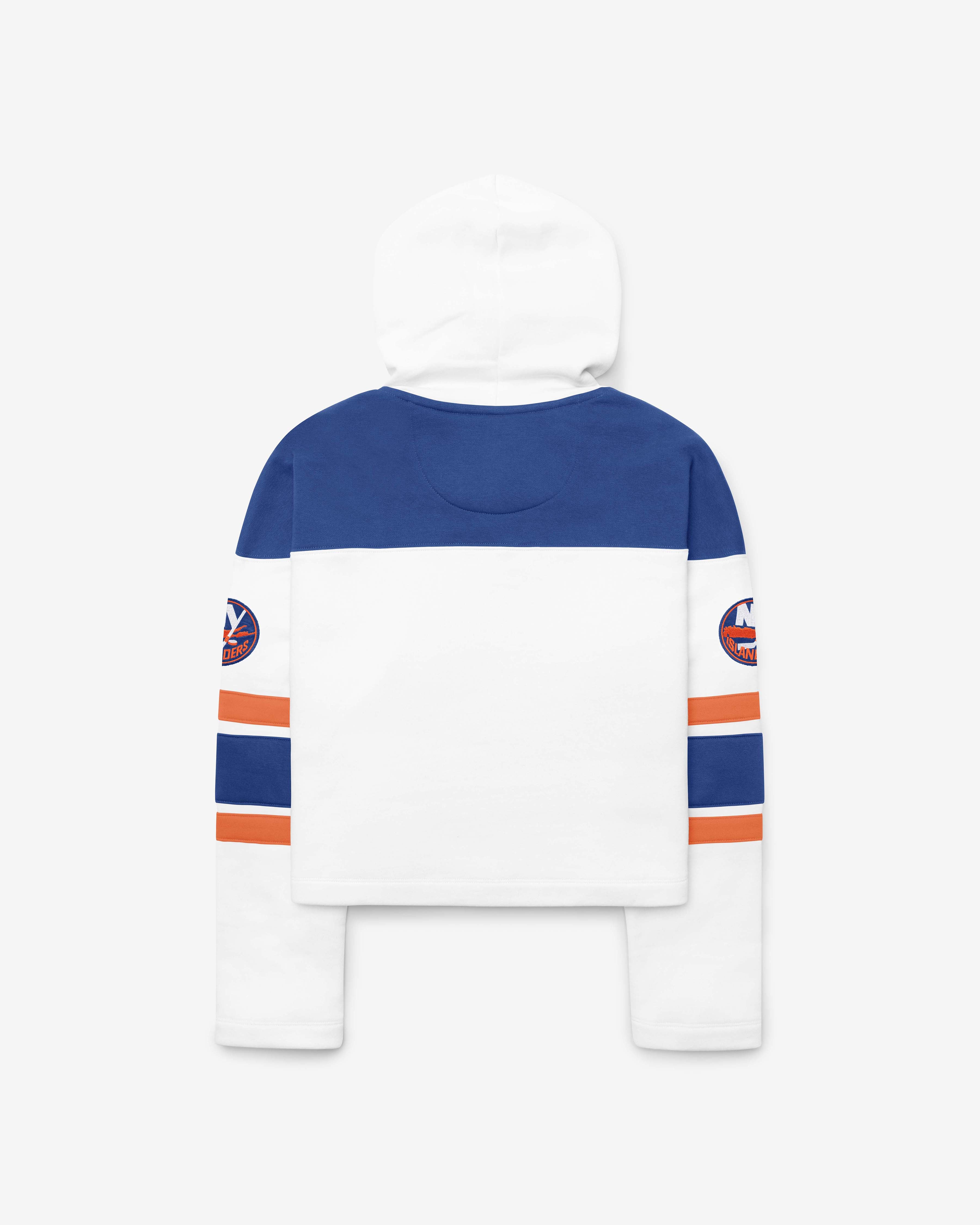 47-brand-47-lacer-islanders-hoodie-white-wash image 2