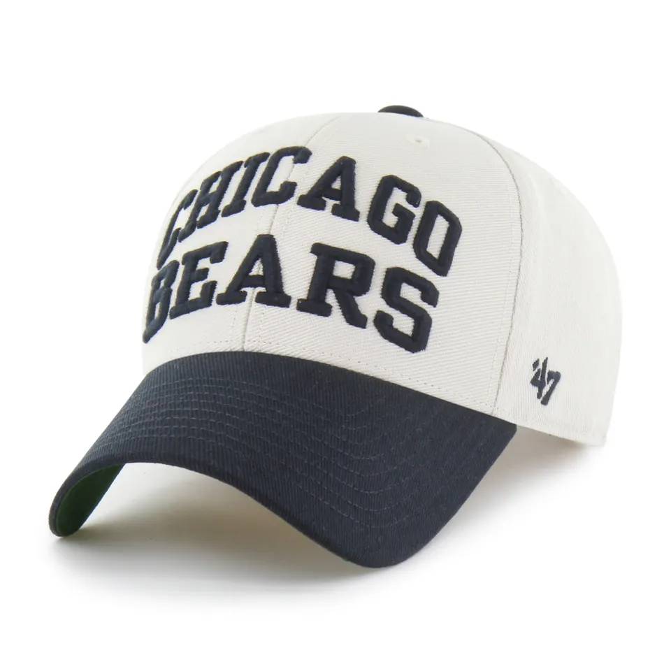 47-brand-mvp-chicago-bears-broke-line-loop-cap-bone image 1