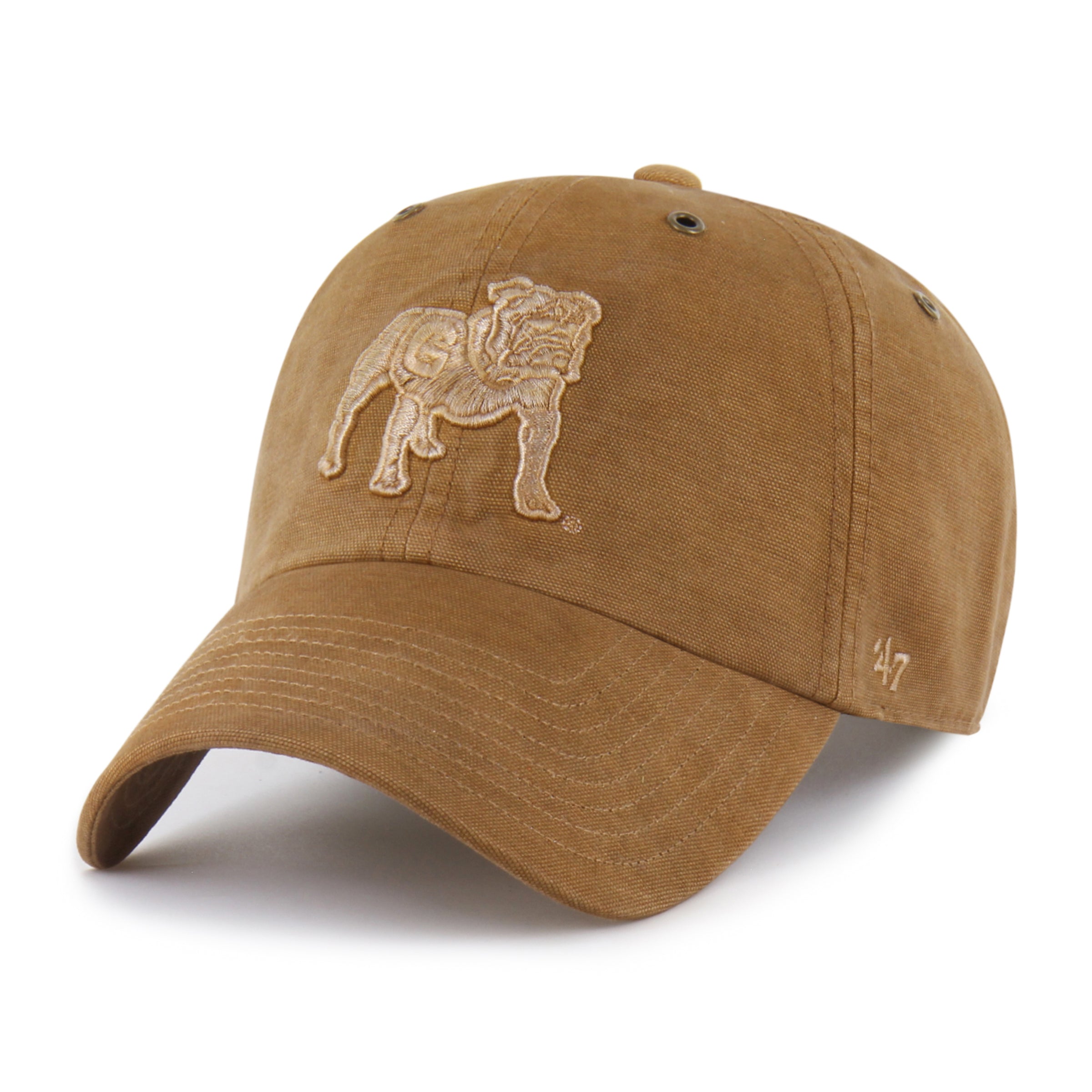 47-brand-clean-up-georgia-bulldogs-carhartt-cap-braun-osf image 4