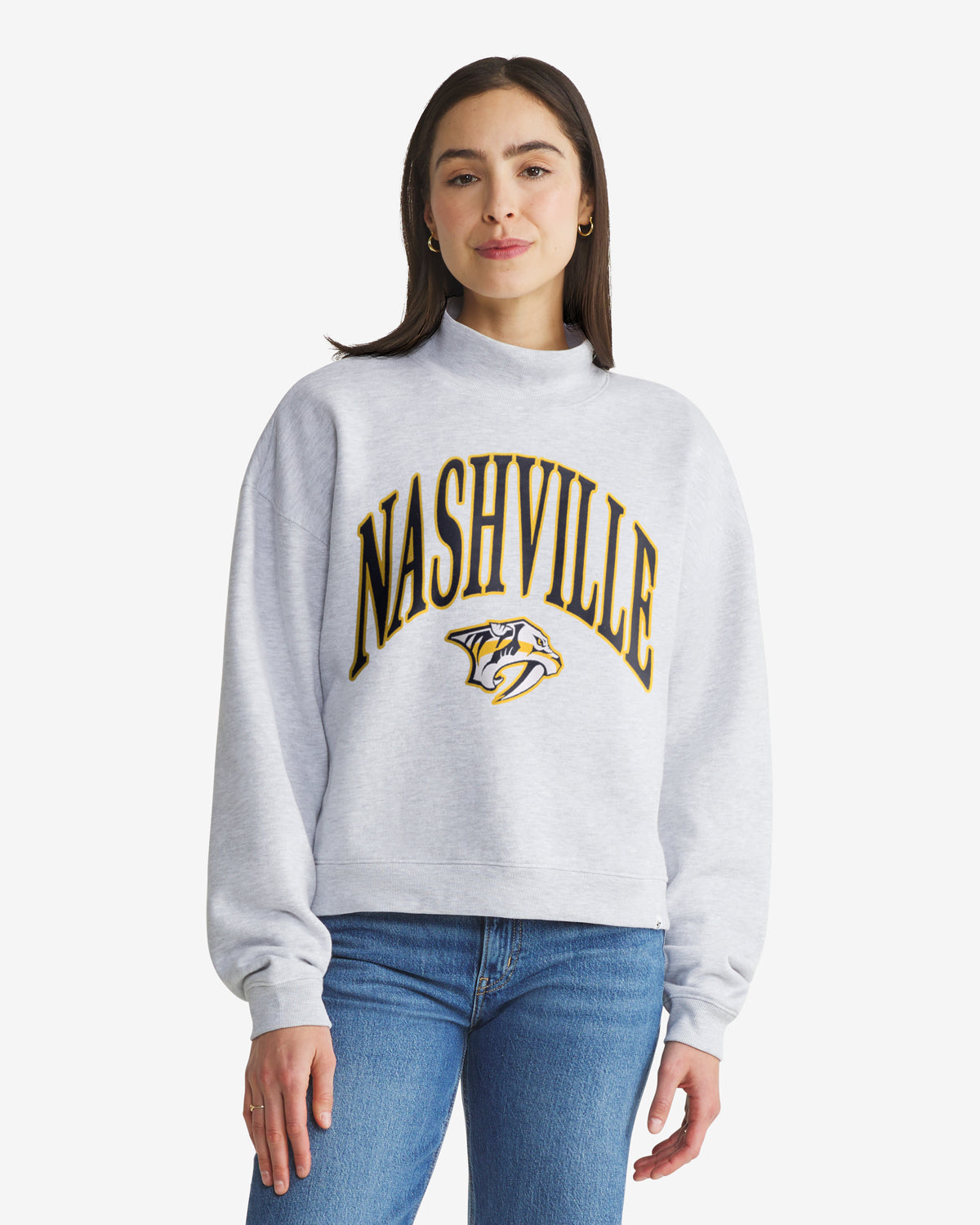 47-headline-crew-nashville-predators-pullover-grau-damen image 1