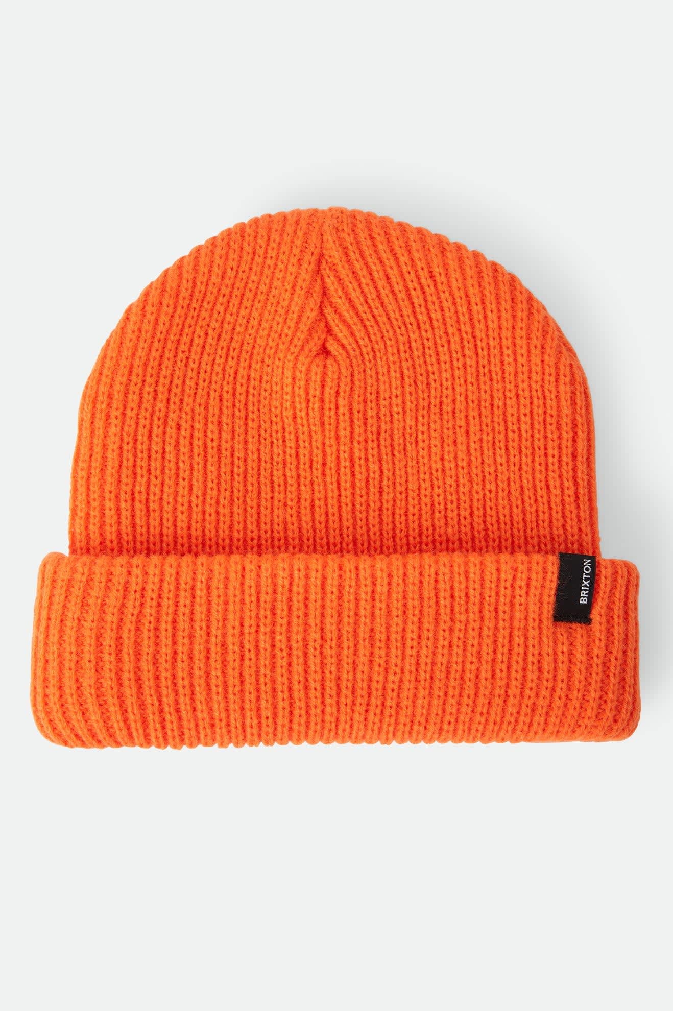 brixton-chunky-heist-beanie-bright-orange-acryl-unisex image 1