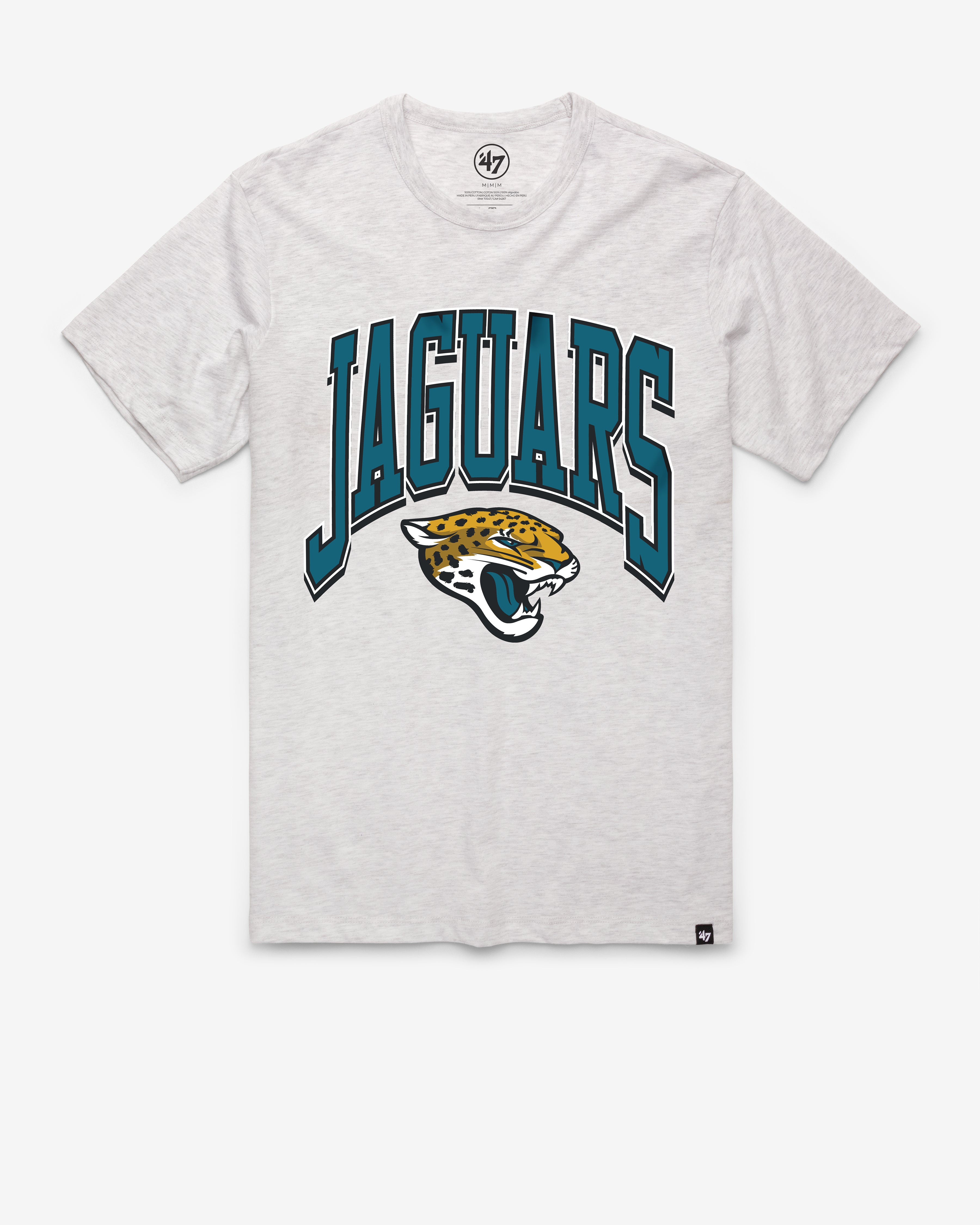 47-brand-47-franklin-tee-jaguars-t-shirt-relay-grey-100-cotton image 1