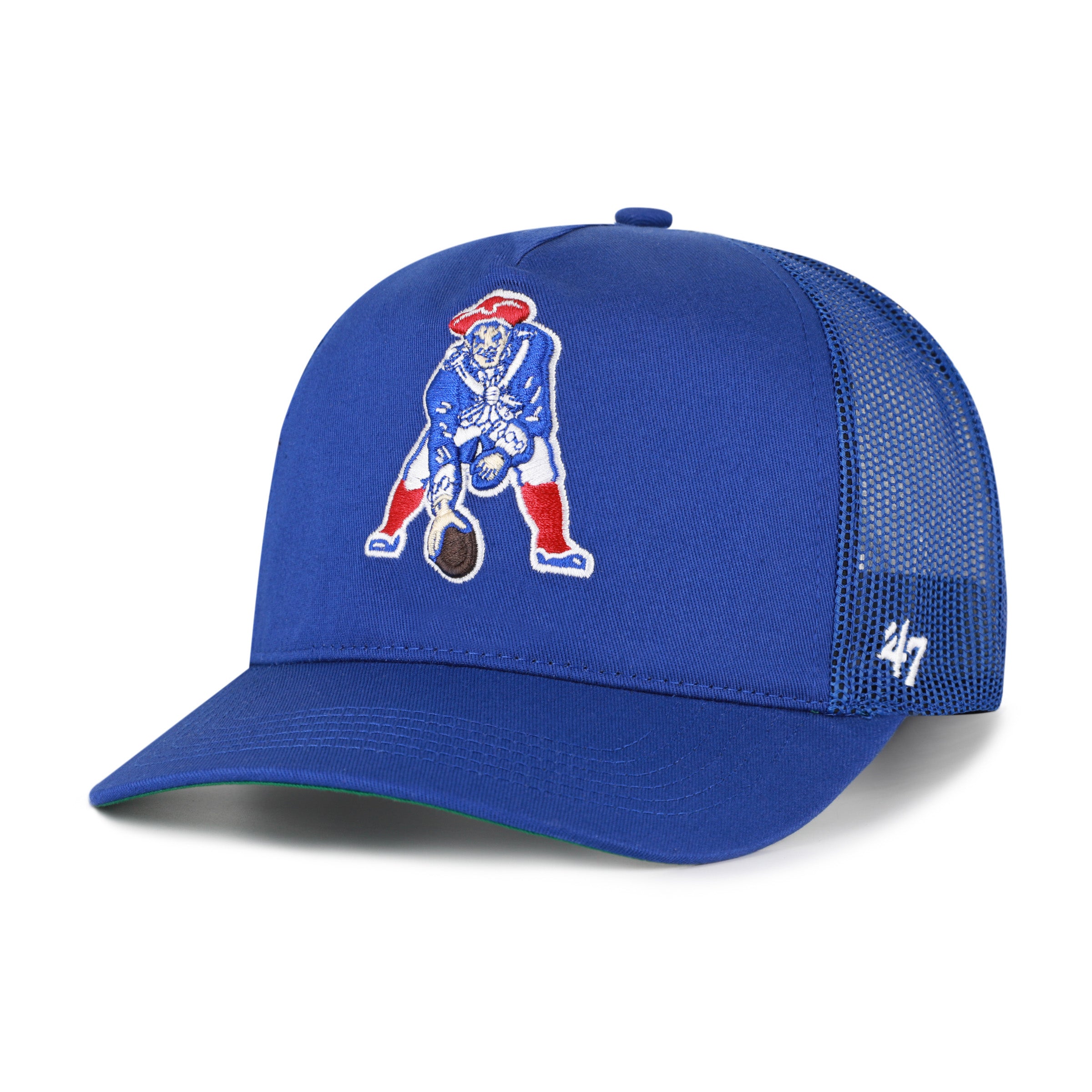 47-hitch-new-england-patriots-cap-royal-snapback-mesh image 1