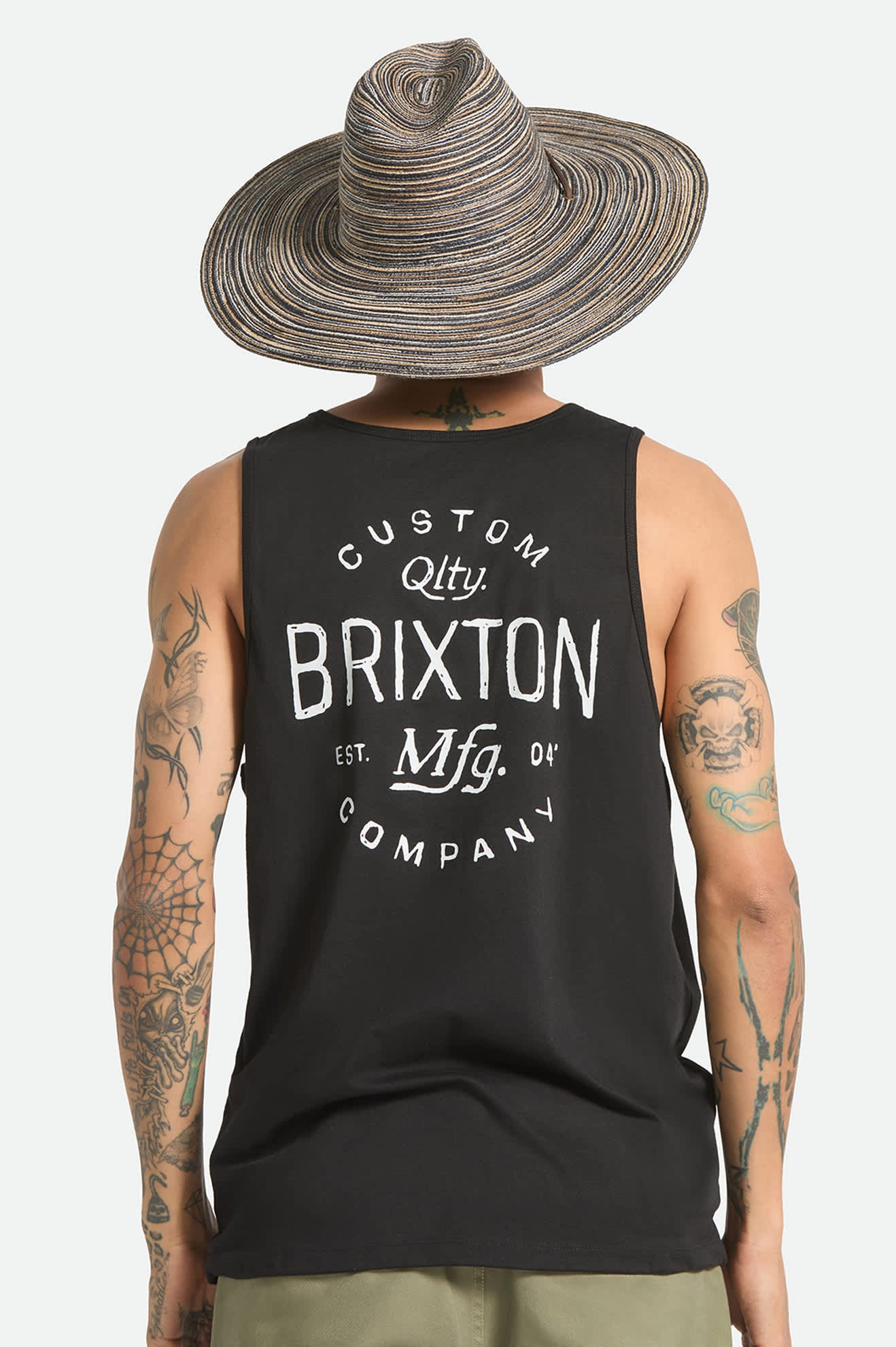 brixton-mitch-packable-strohhut-braun-papierstroh image 4