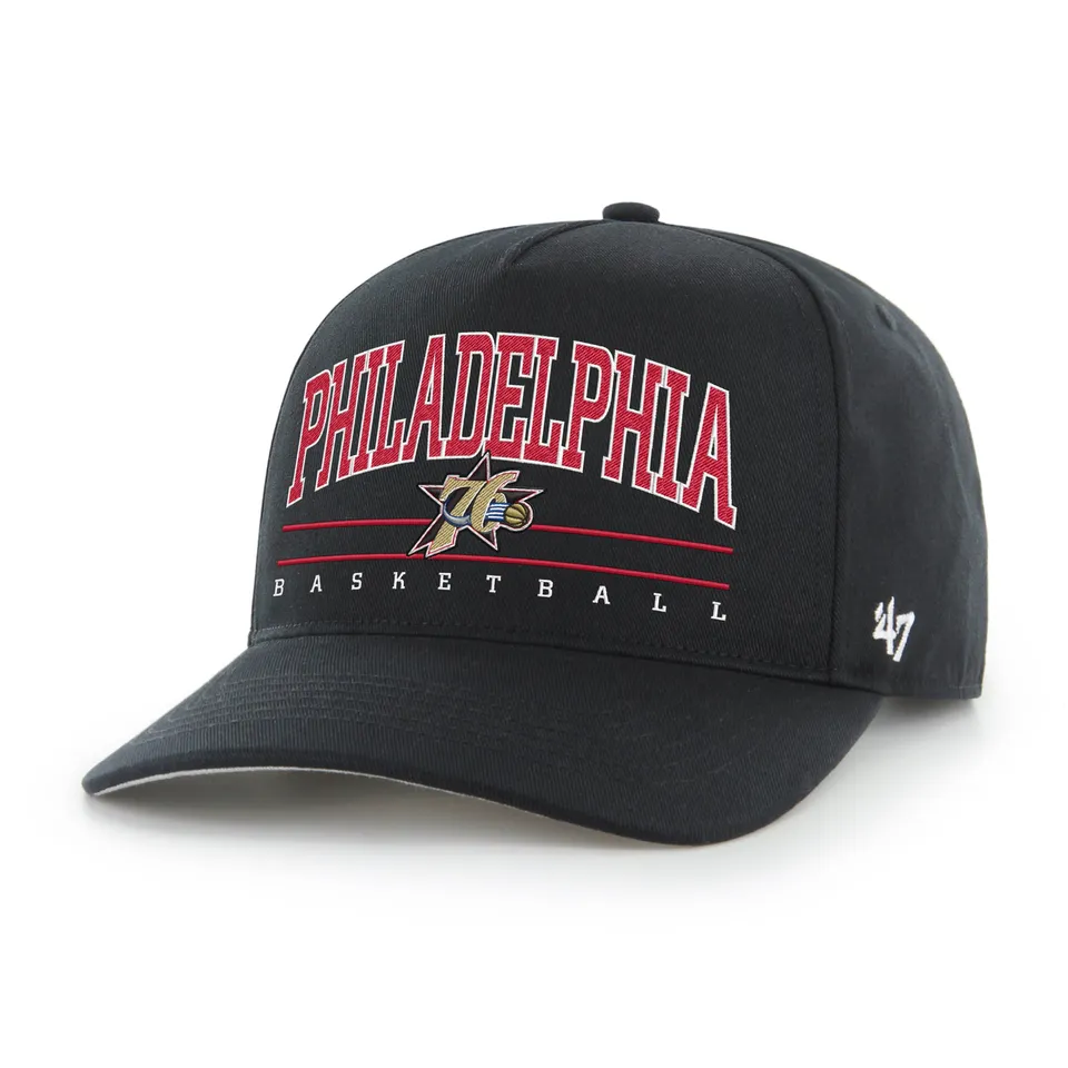 47-brand-hitch-philadelphia-76ers-roscoe-cap-schwarz-snapback image 1