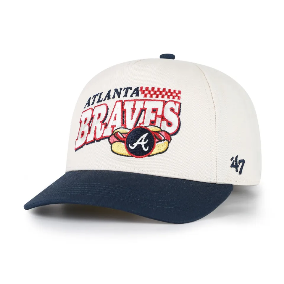 47-hitch-atlanta-braves-on-the-grill-cap-natural-snapback image 1