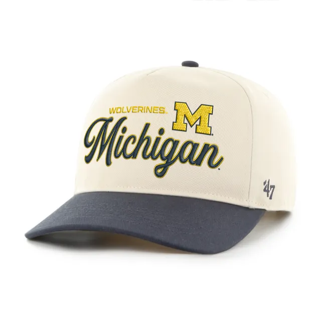 47-brand-hitch-michigan-wolverines-snapback-natural image 1