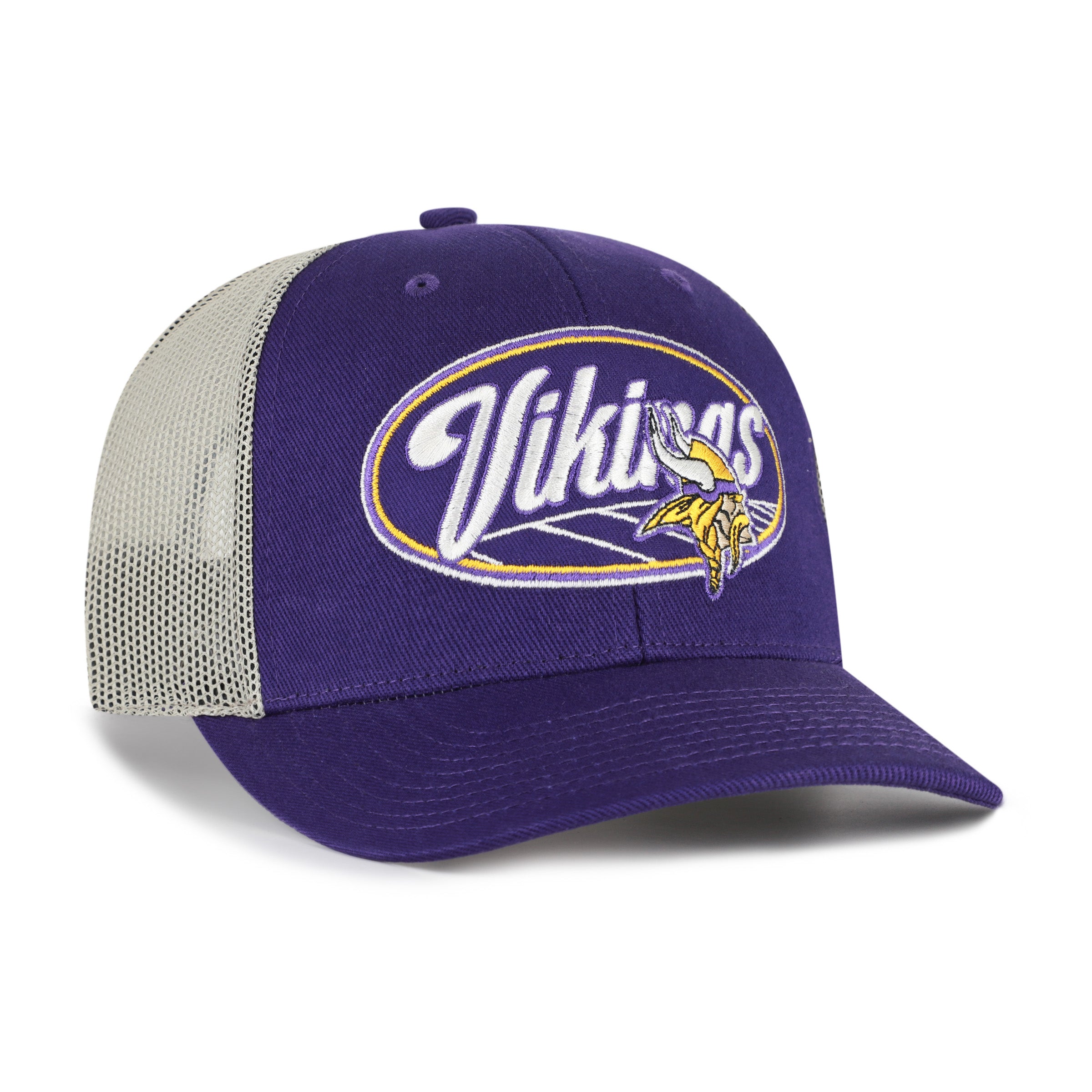 47-trucker-minnesota-vikings-cap-purple-snapback image 3