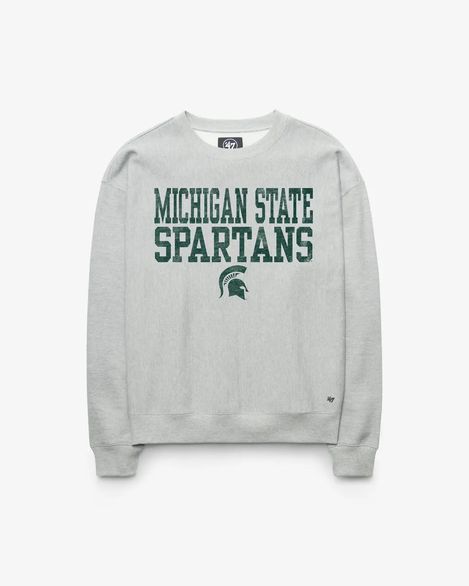 47-foundation-michigan-state-campus-stack-sweatshirt-grau-herren image 1