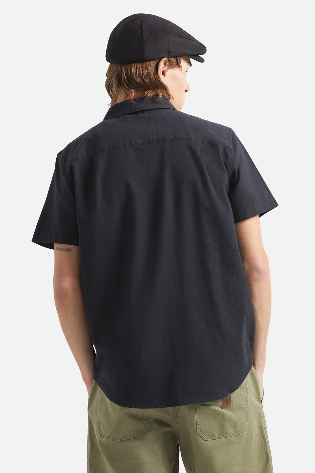 brixton-sanford-oxford-hemd-herren-schwarz-stretch image 4