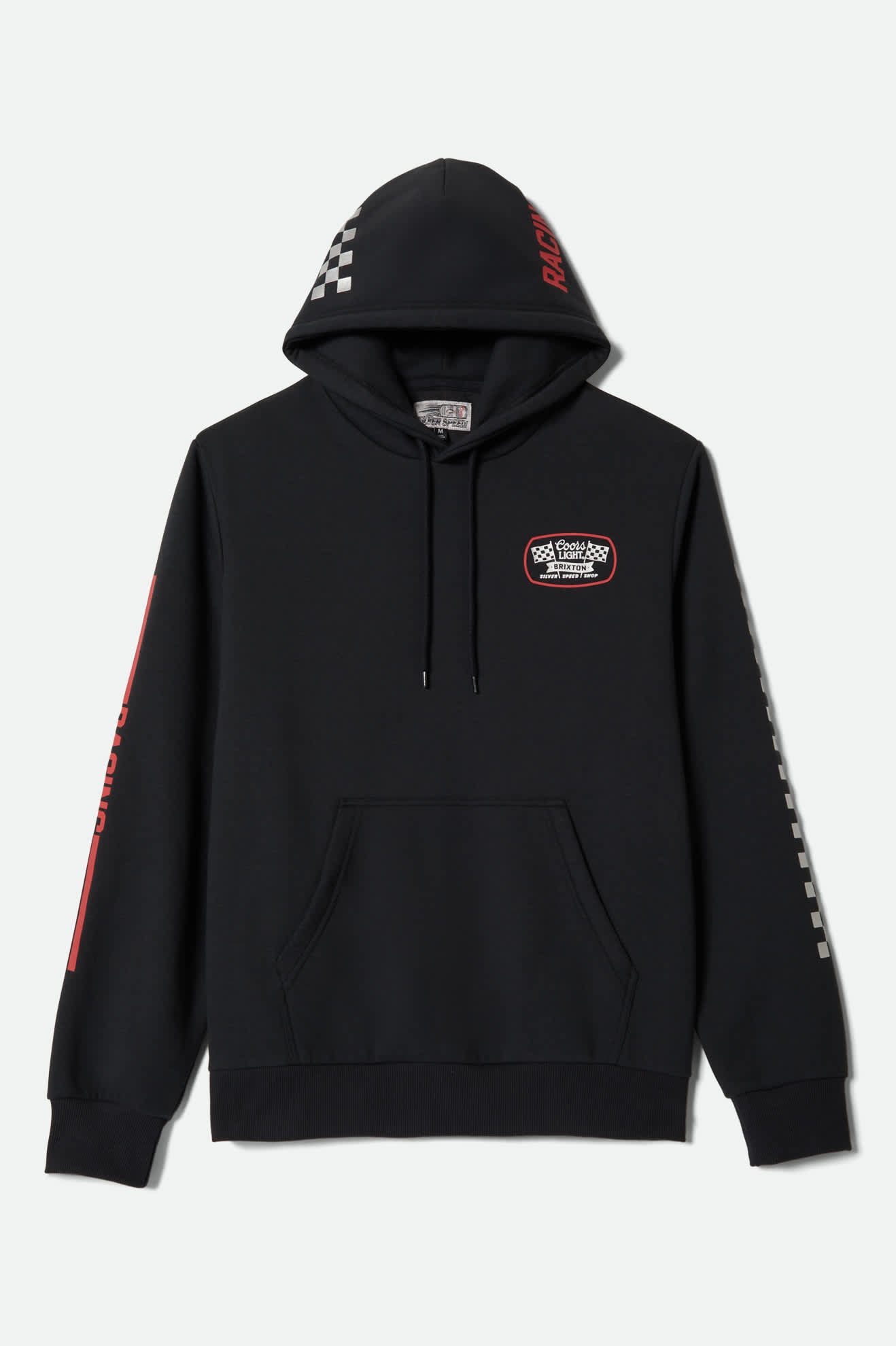 brixton-coors-light-pit-stop-hoodie-black-baumwolle image 2