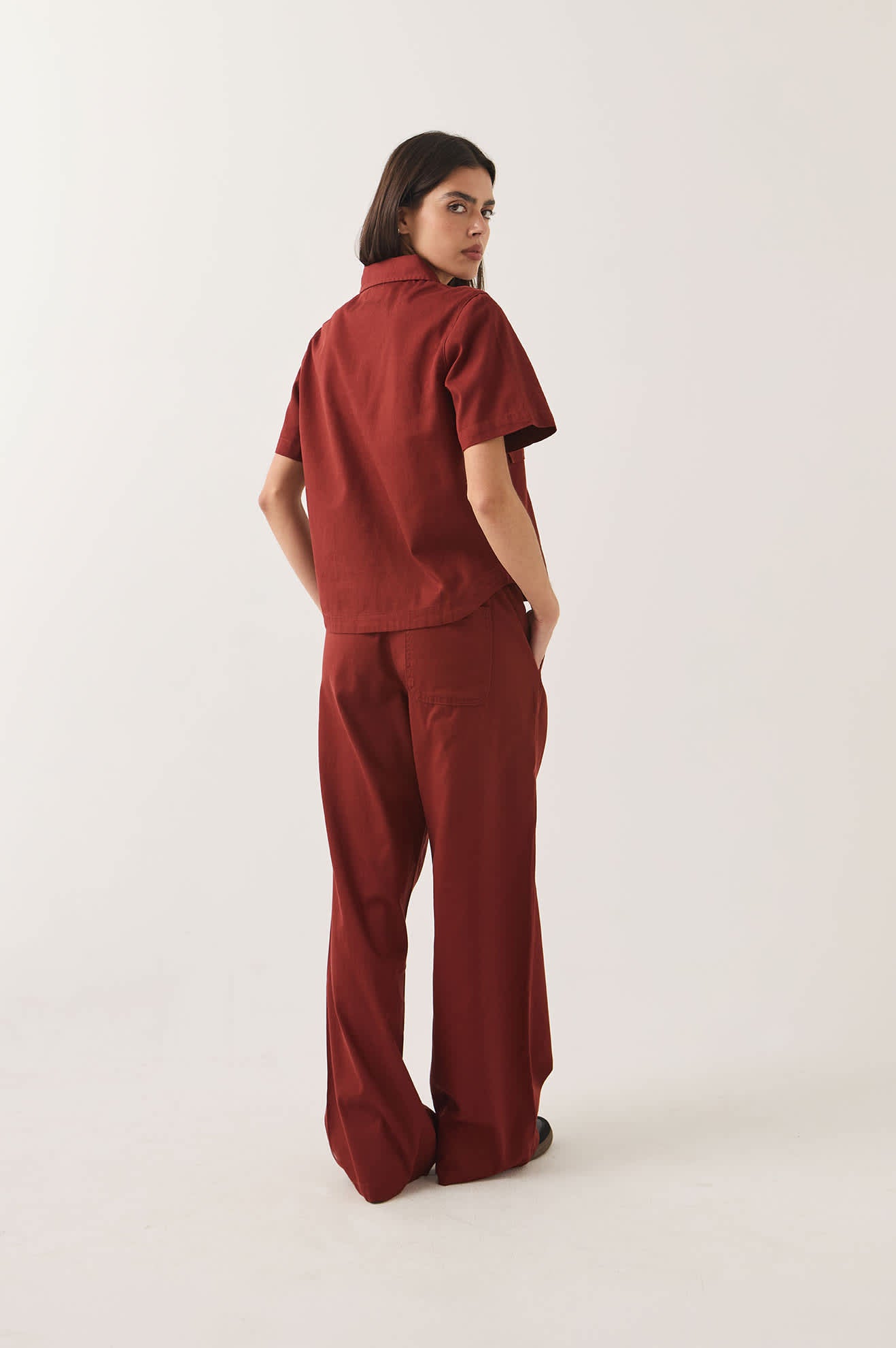 brixton-mechanics-damenhemd-dark-brick-twill image 4