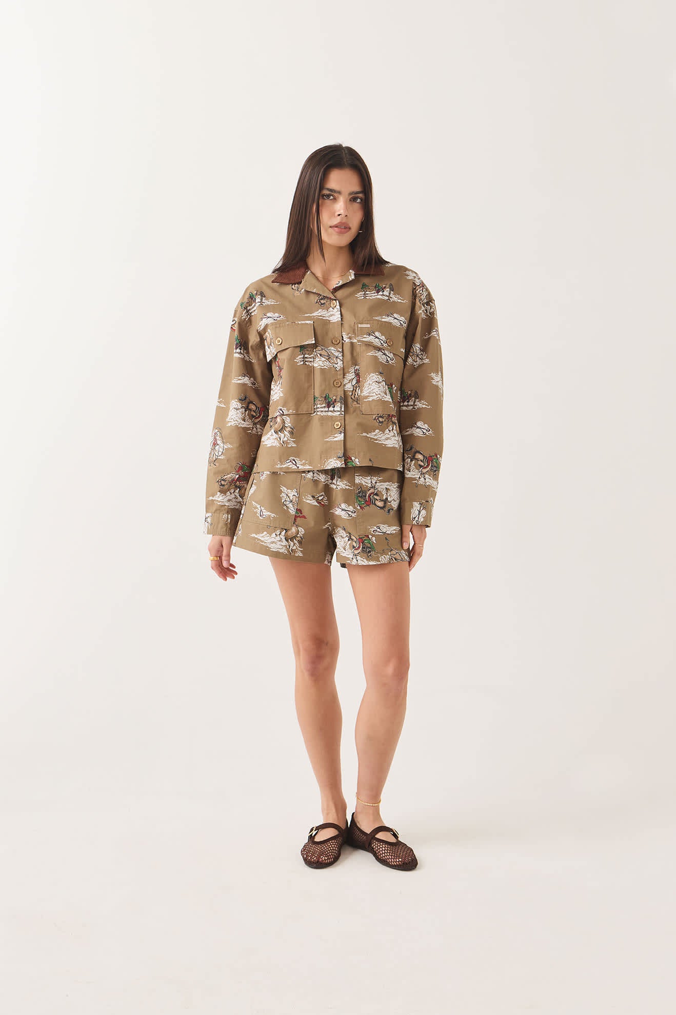 brixton-utopia-overshirt-mid-century-cowboy-print-baumwolle image 3
