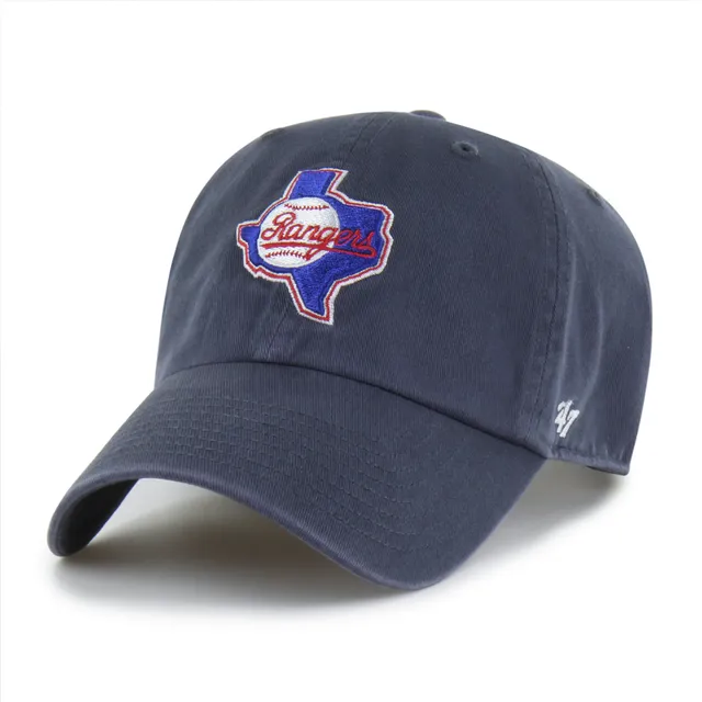 47-brand-texas-rangers-cooperstown-clean-up-cap-navy image 1