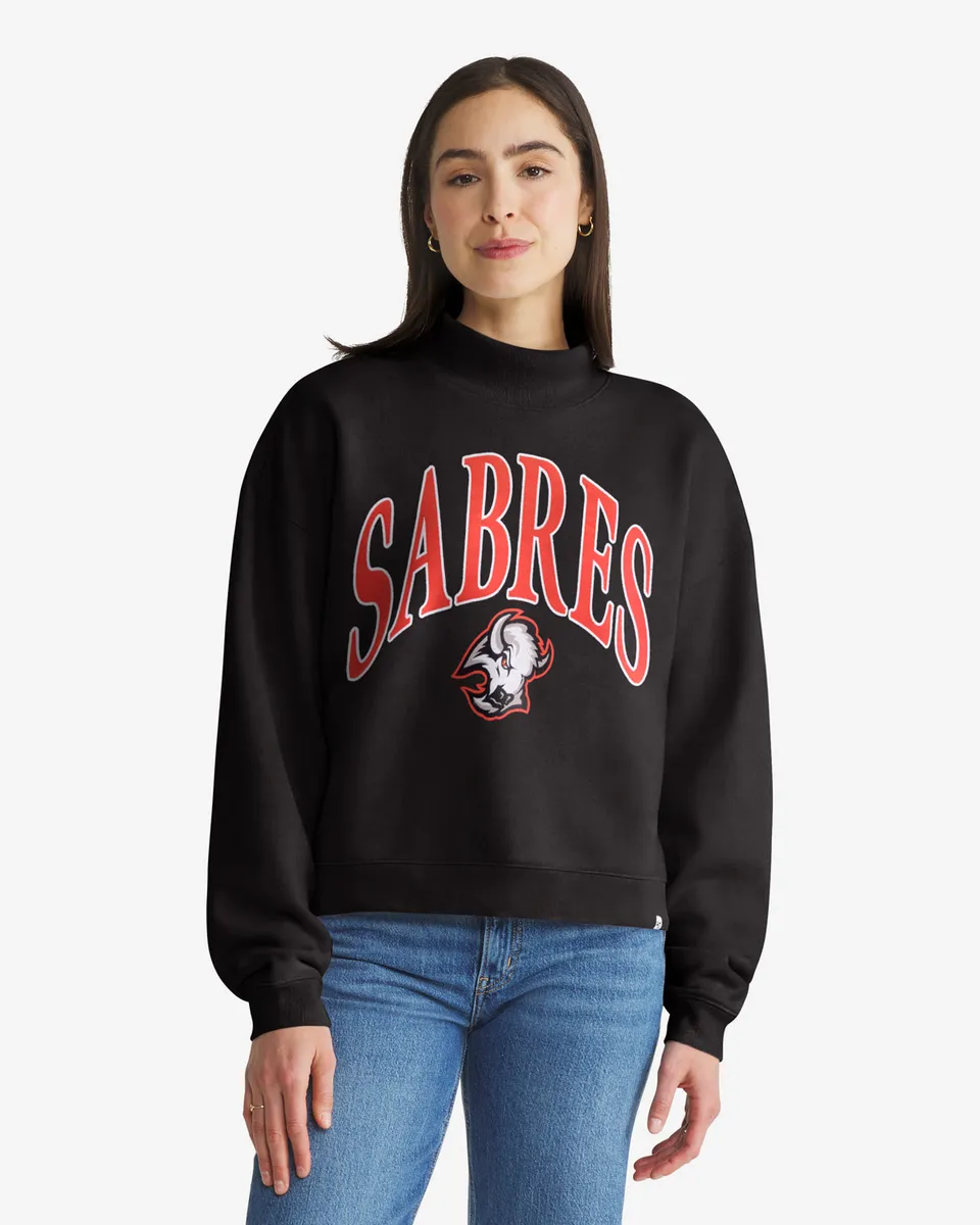 47-headline-crew-buffalo-sabres-vantage-mock-neck-pullover-damen-schwarz image 1
