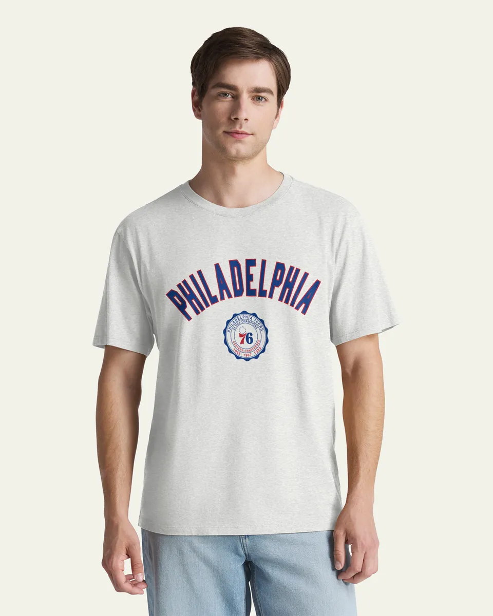 47-brand-everyday-philadelphia-76ers-crest-bend-t-shirt-grau image 1