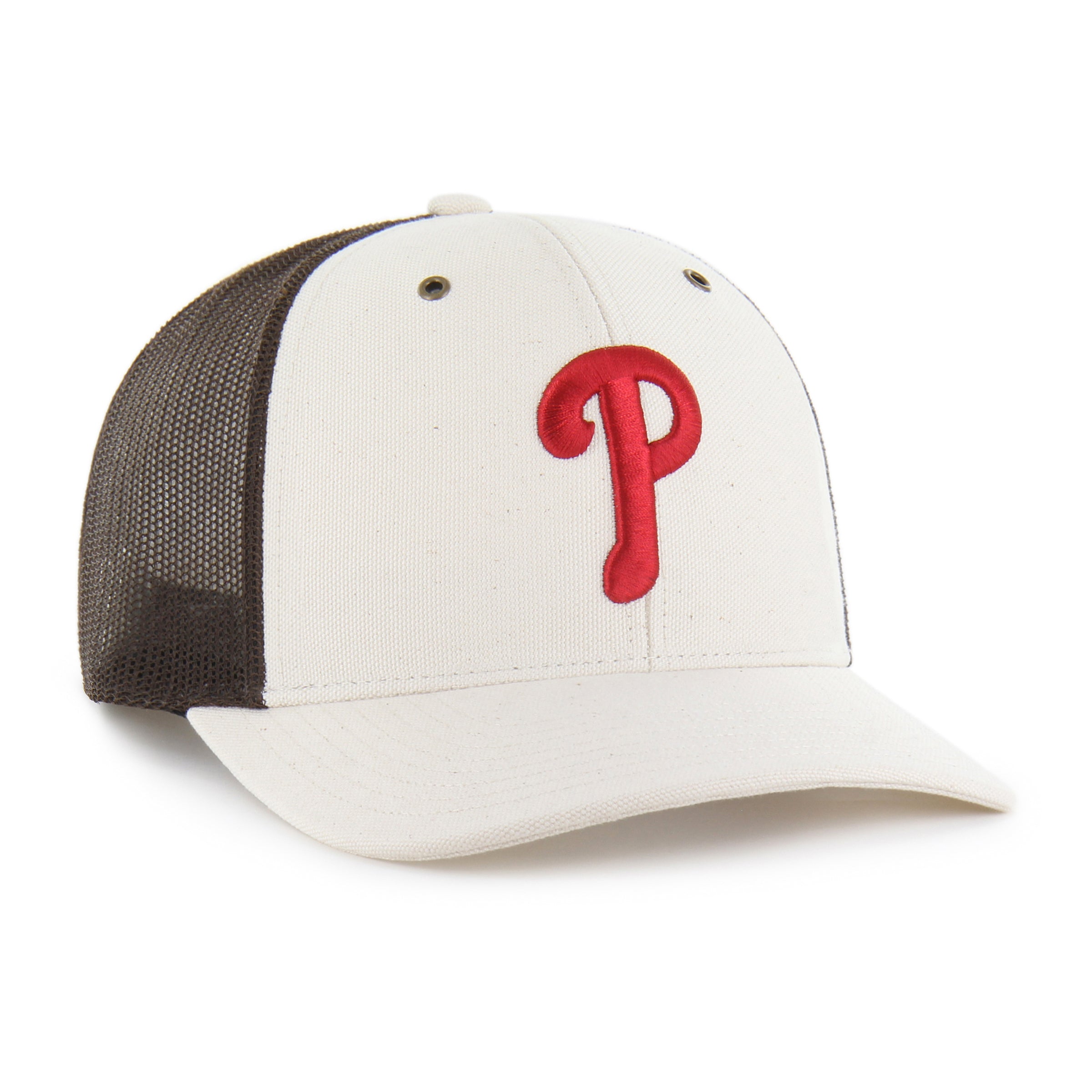 47-trucker-philadelphia-phillies-carhartt-cap-natural image 4