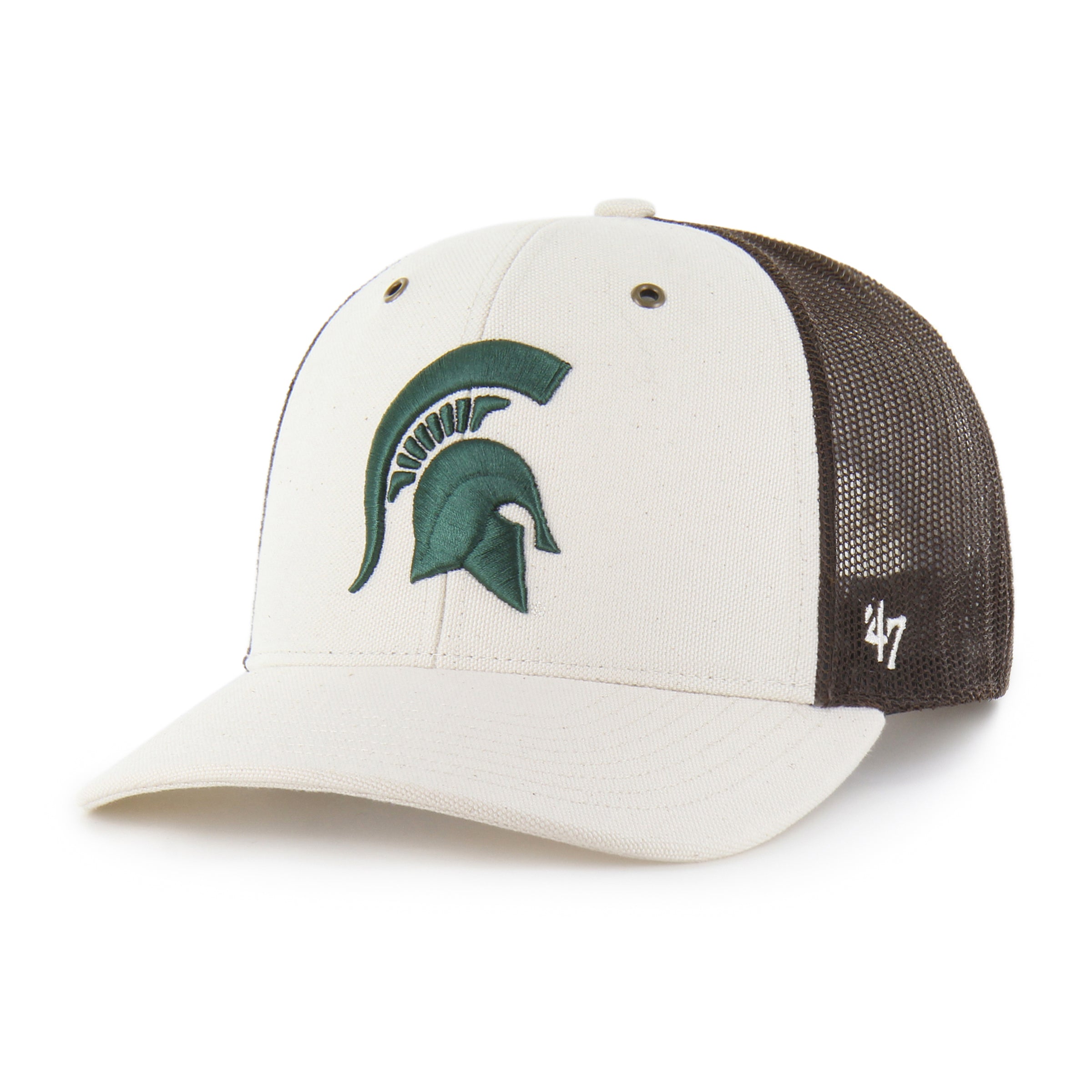 47-brand-47-trucker-michigan-state-cap-natural-snapback image 1