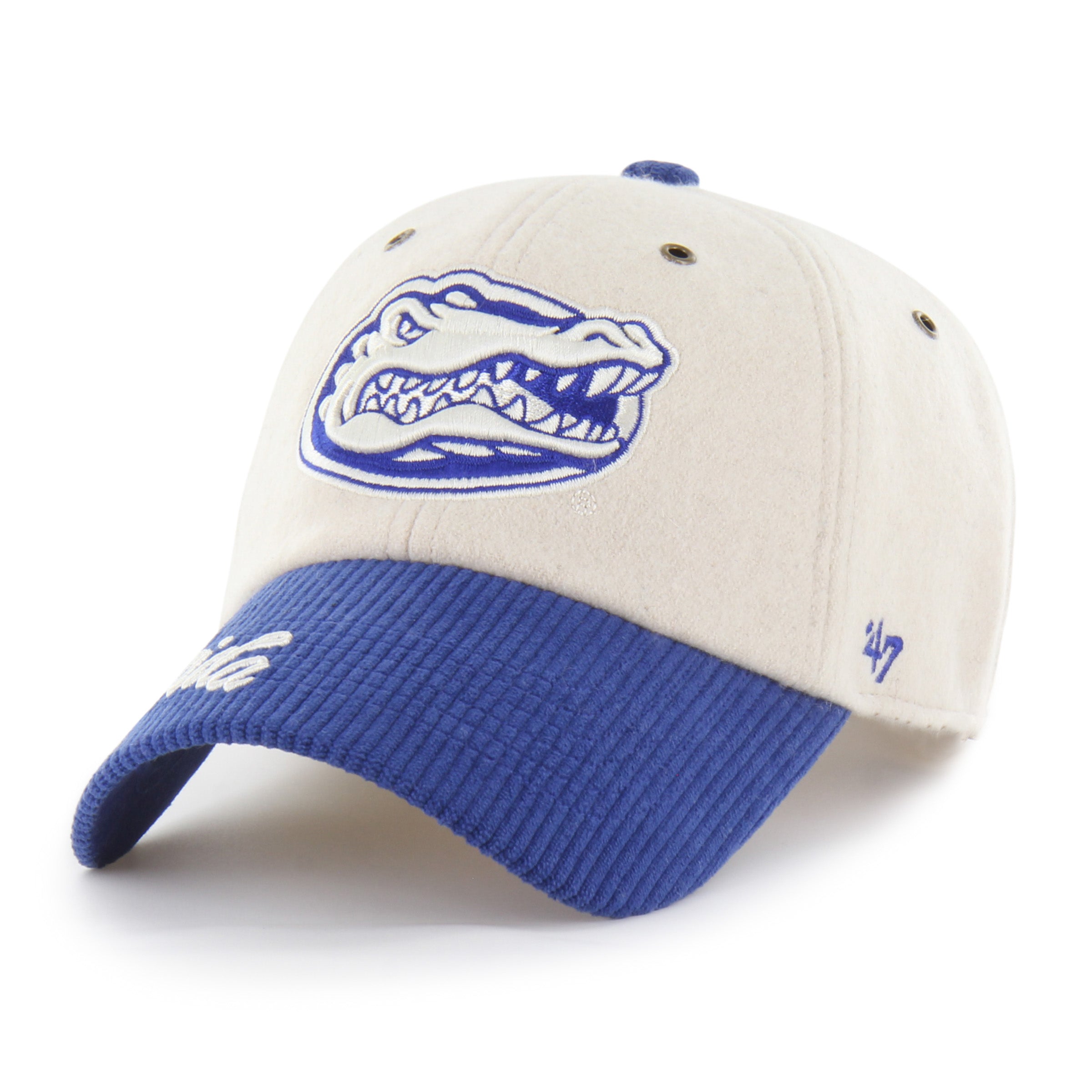 47-clean-up-florida-gators-rope-script-cap-natural image 3