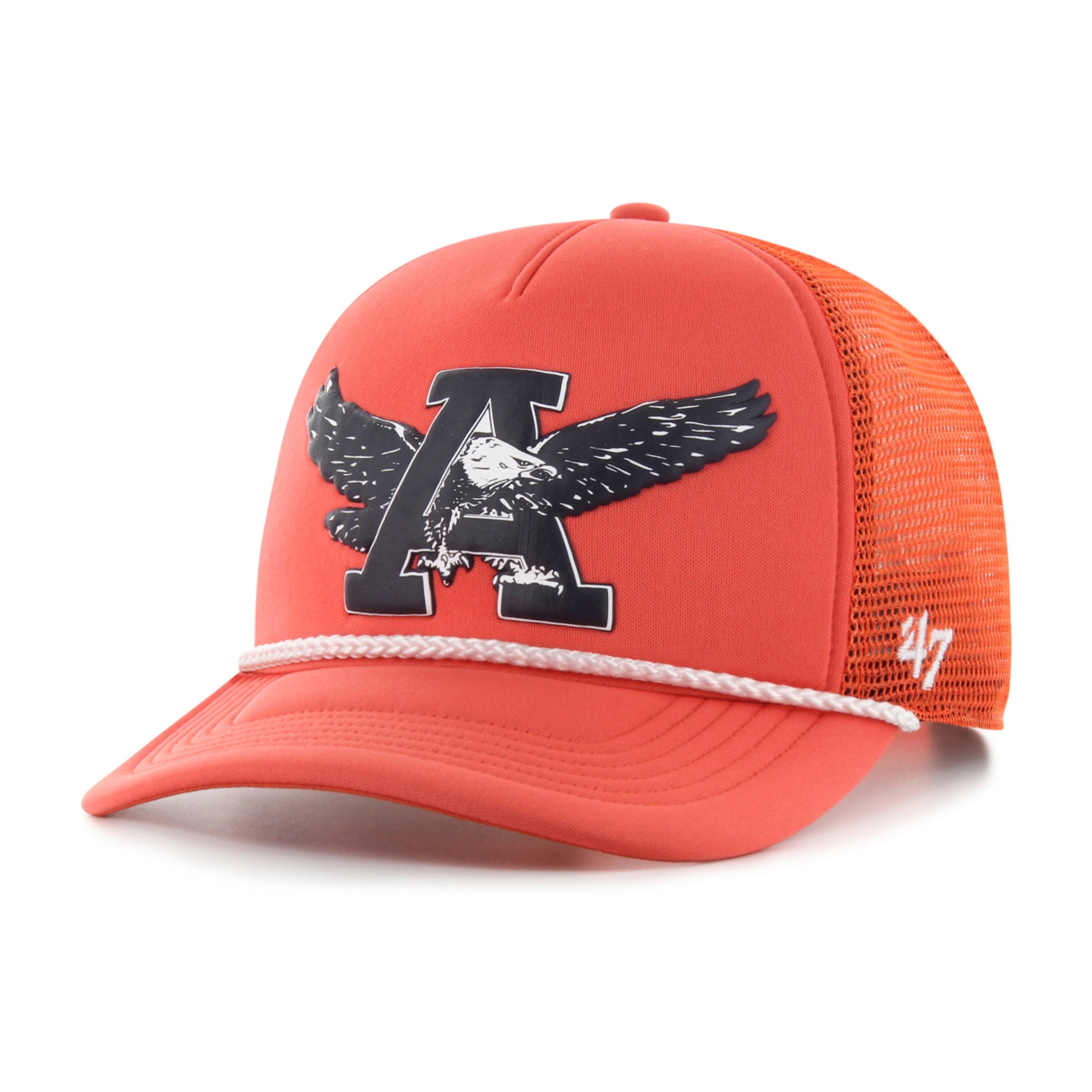 47-brand-hitch-auburn-tigers-parke-trucker-cap-orange image 4