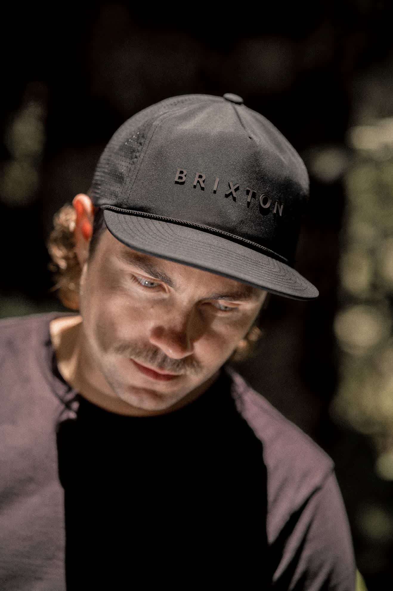 brixton-alpha-journey-cap-schwarz-verstellbar-polyester image 3