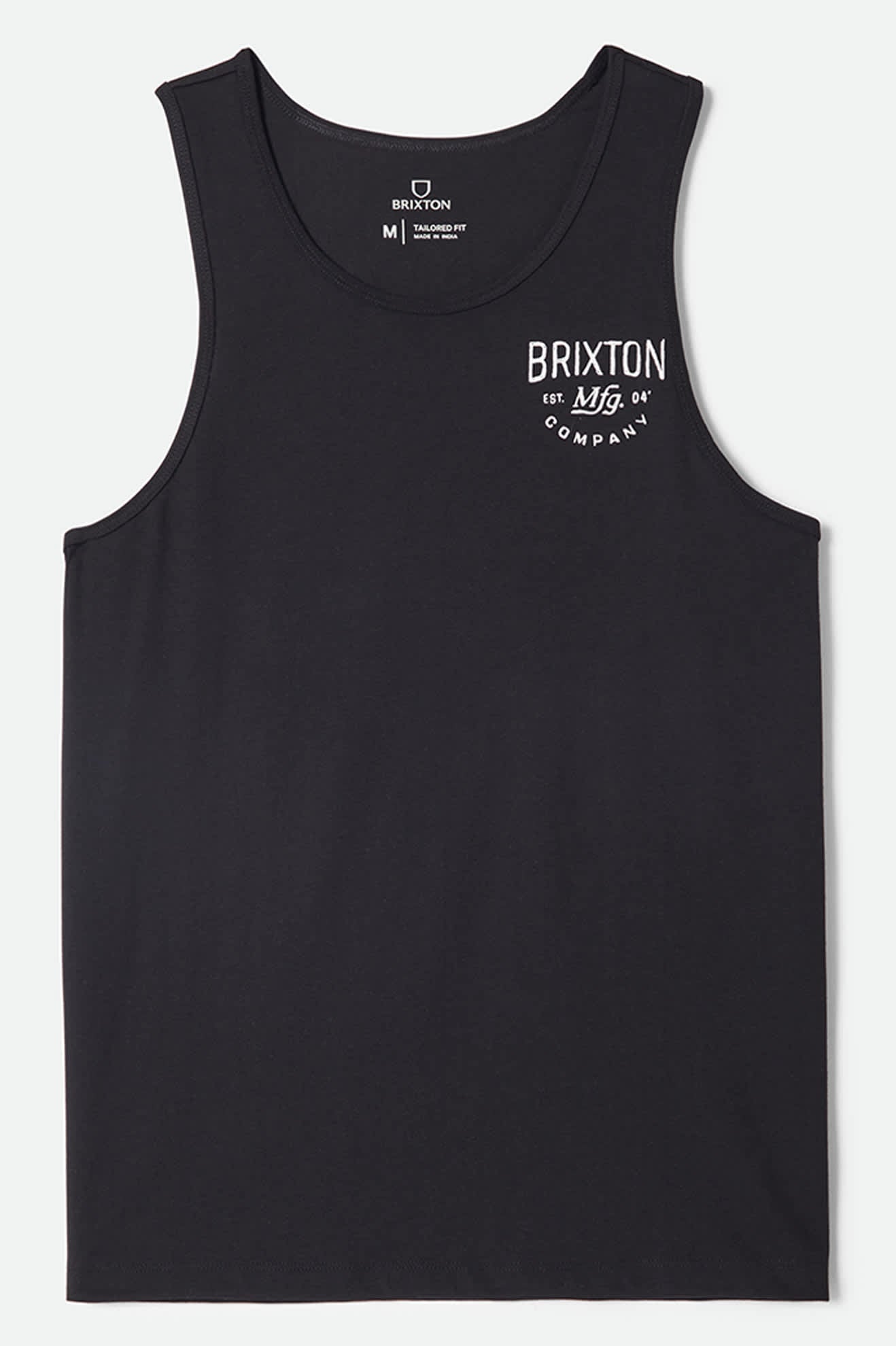 brixton-fremont-tank-top-black-baumwolle-mfg-print image 1