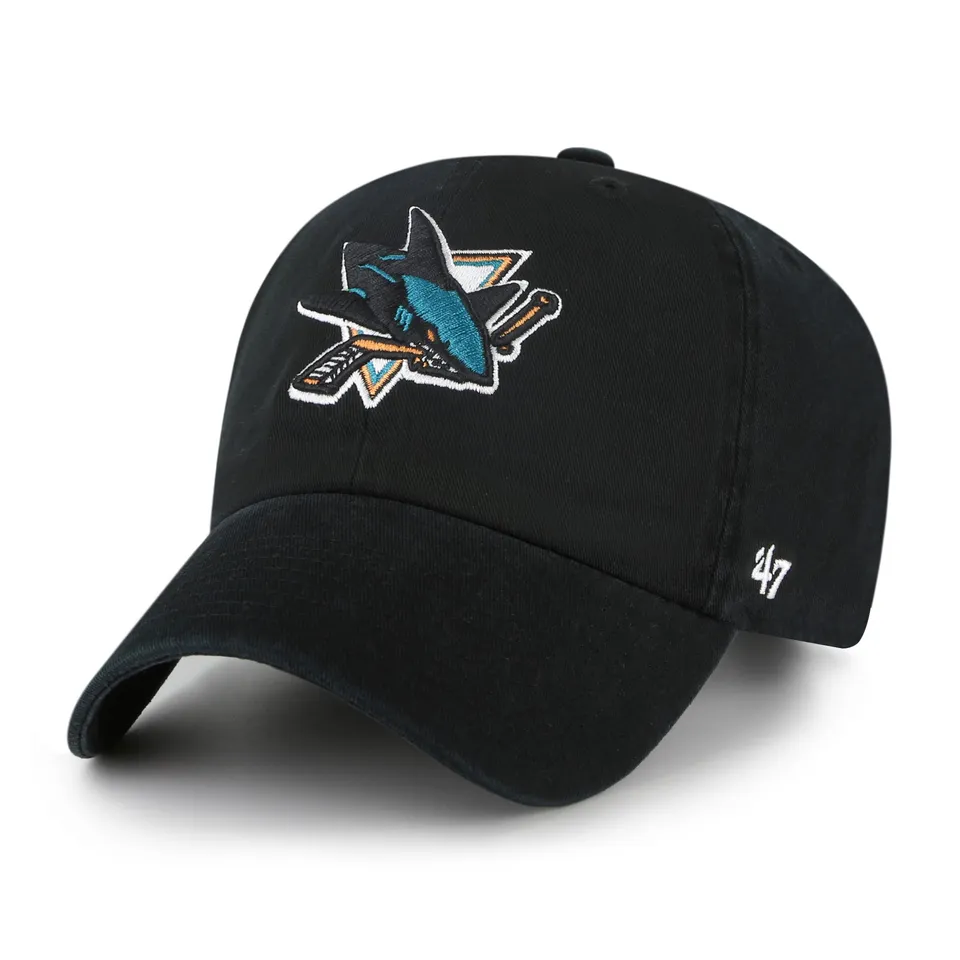 47-brand-47-clean-up-san-jose-sharks-cap-schwarz-osf image 1