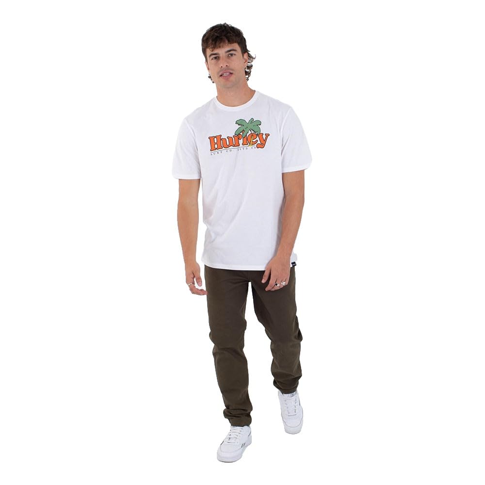 hurley-oz-t-shirt-herren-xl-kurzarm-klassisch image 5