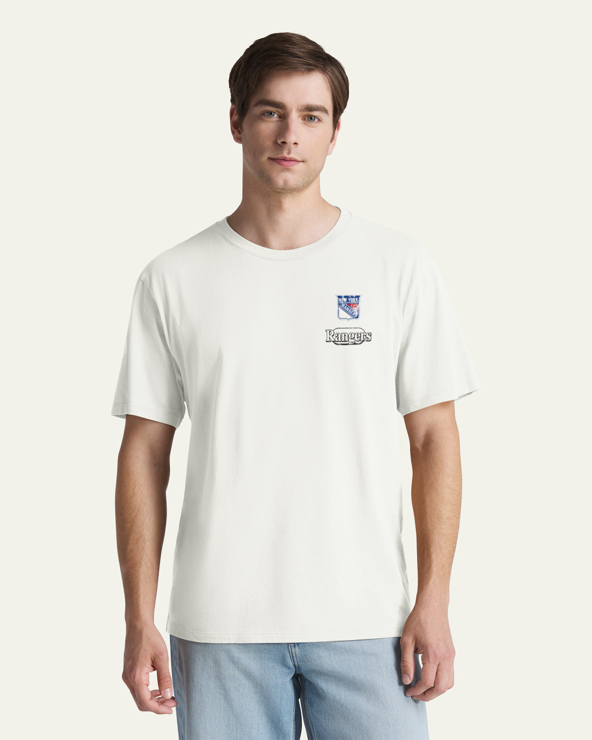 47-everyday-tee-new-york-rangers-oval-sport-t-shirt-sandstone image 2