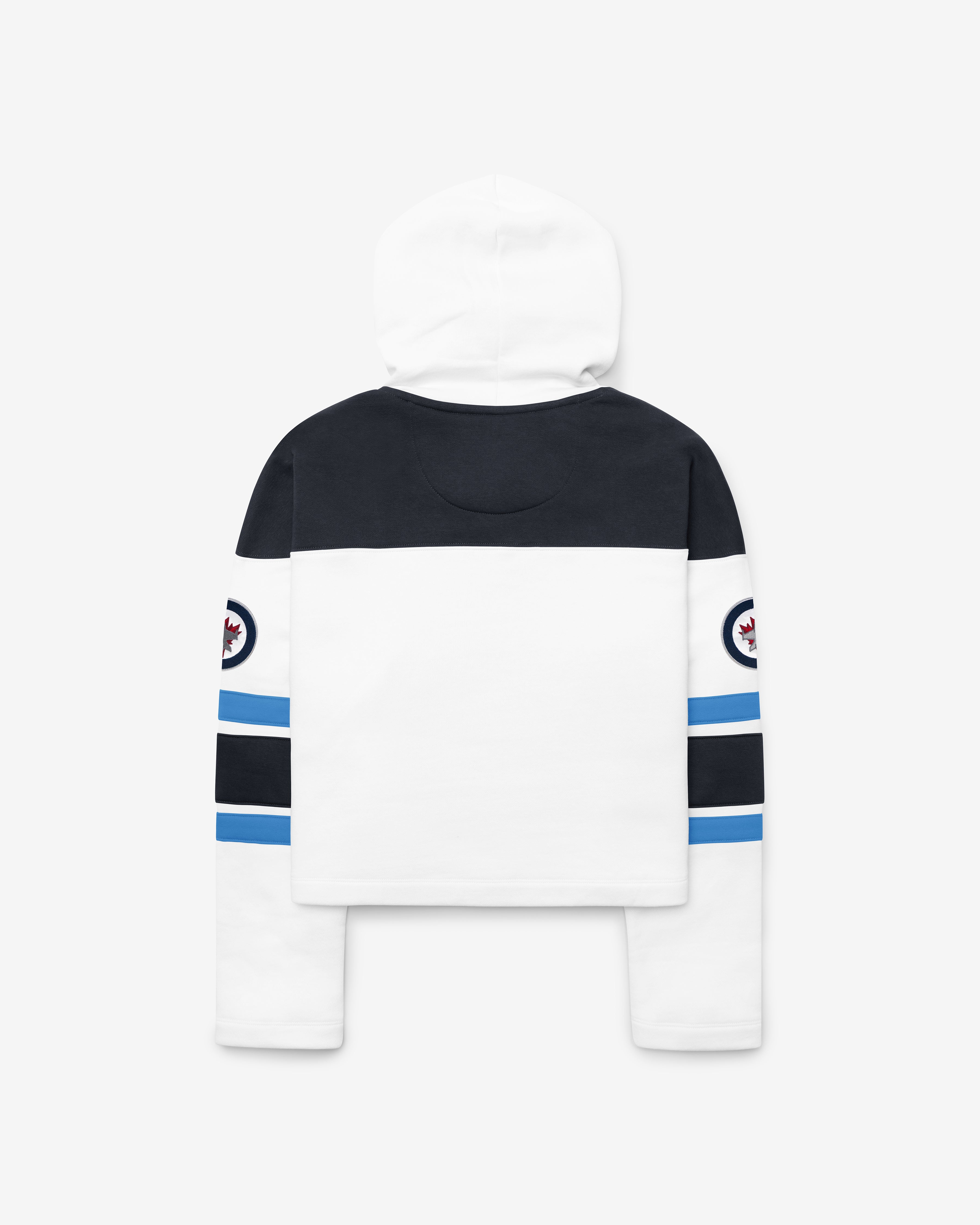 47-lacer-jets-hoodie-damen-white-wash-cropped image 2