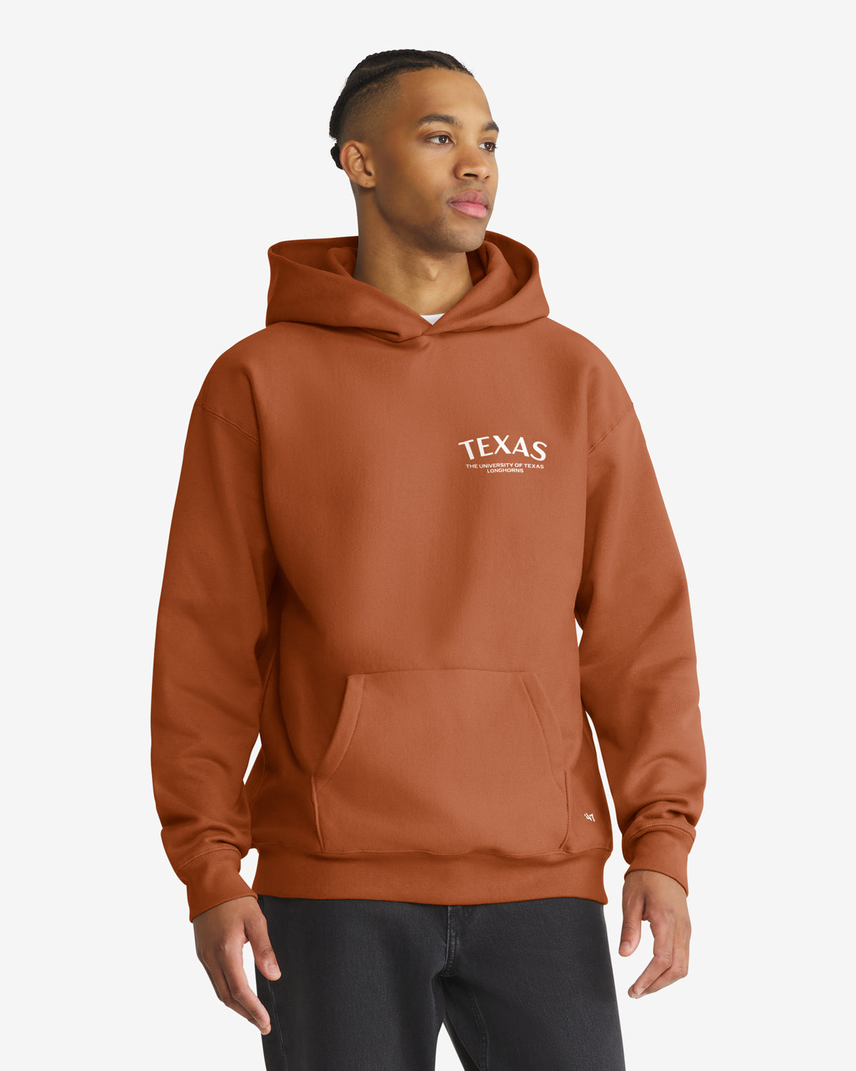 47-foundation-constantine-hoodie-burnt-orange-texas-fleece image 2