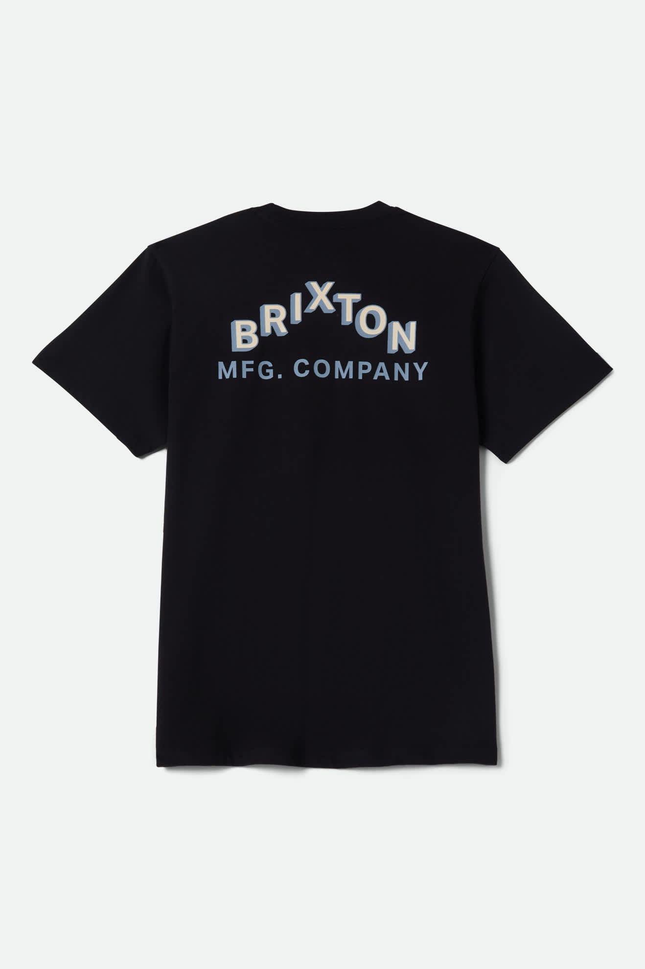 brixton-roman-pocket-t-shirt-herren-schwarz-baumwolle image 1