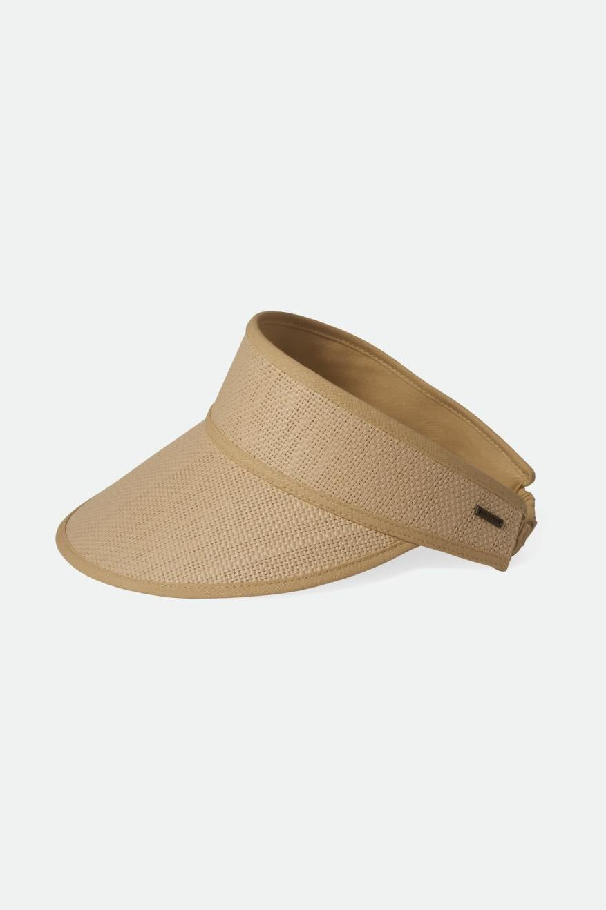 brixton-newport-straw-visor-natural-sonnen-visor image 3