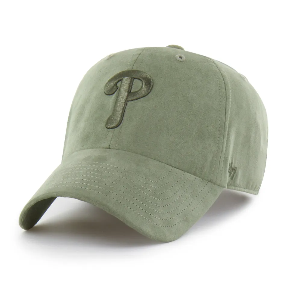 47-clean-up-philadelphia-phillies-ballpark-suede-cap-moss image 1