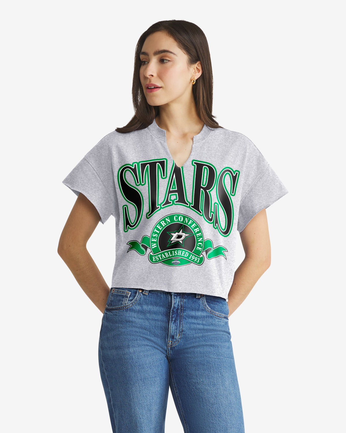 47-dallas-stars-oversized-t-shirt-damen-quartz-grey image 1