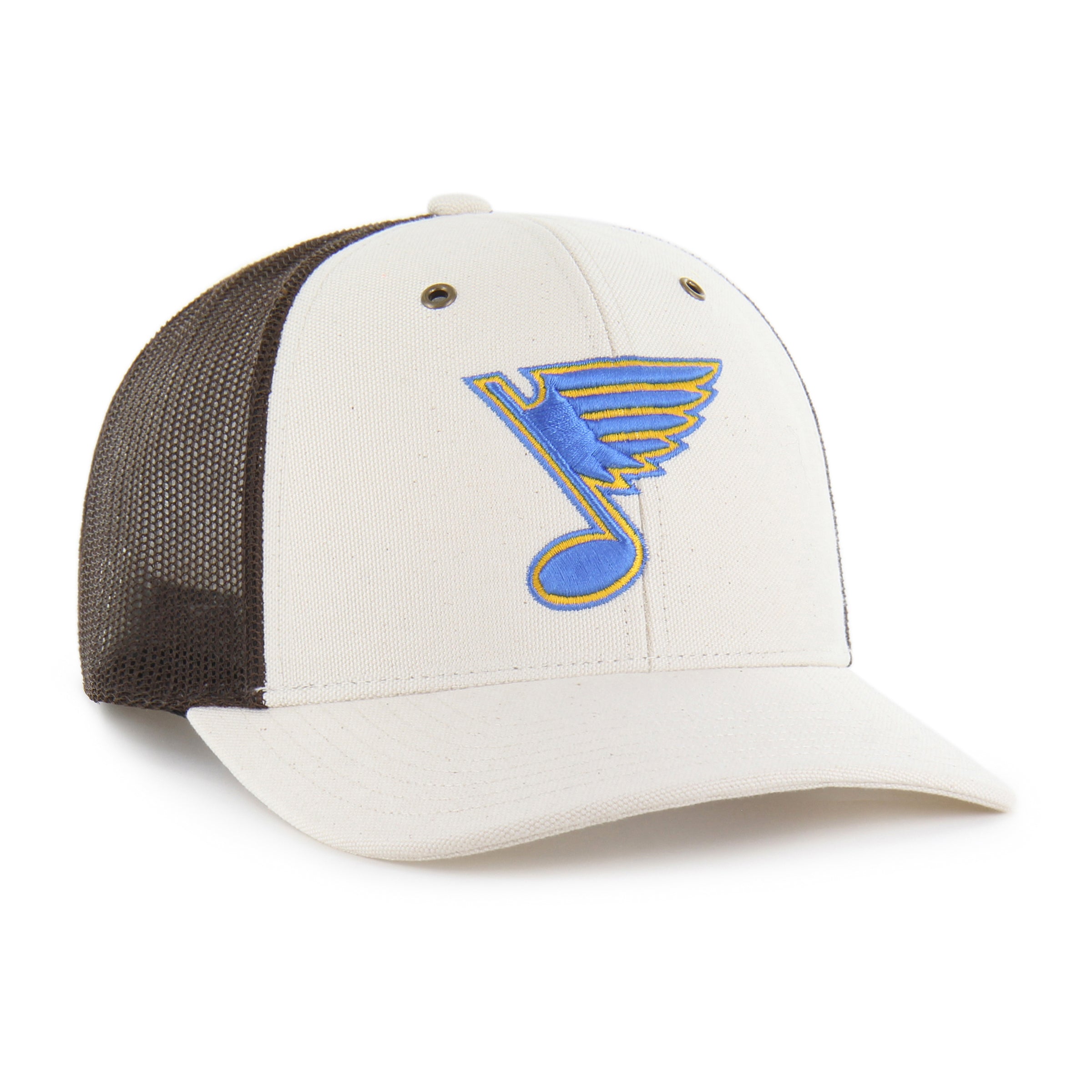 47-brand-47-trucker-st-louis-blues-cap-natural-snapback image 4