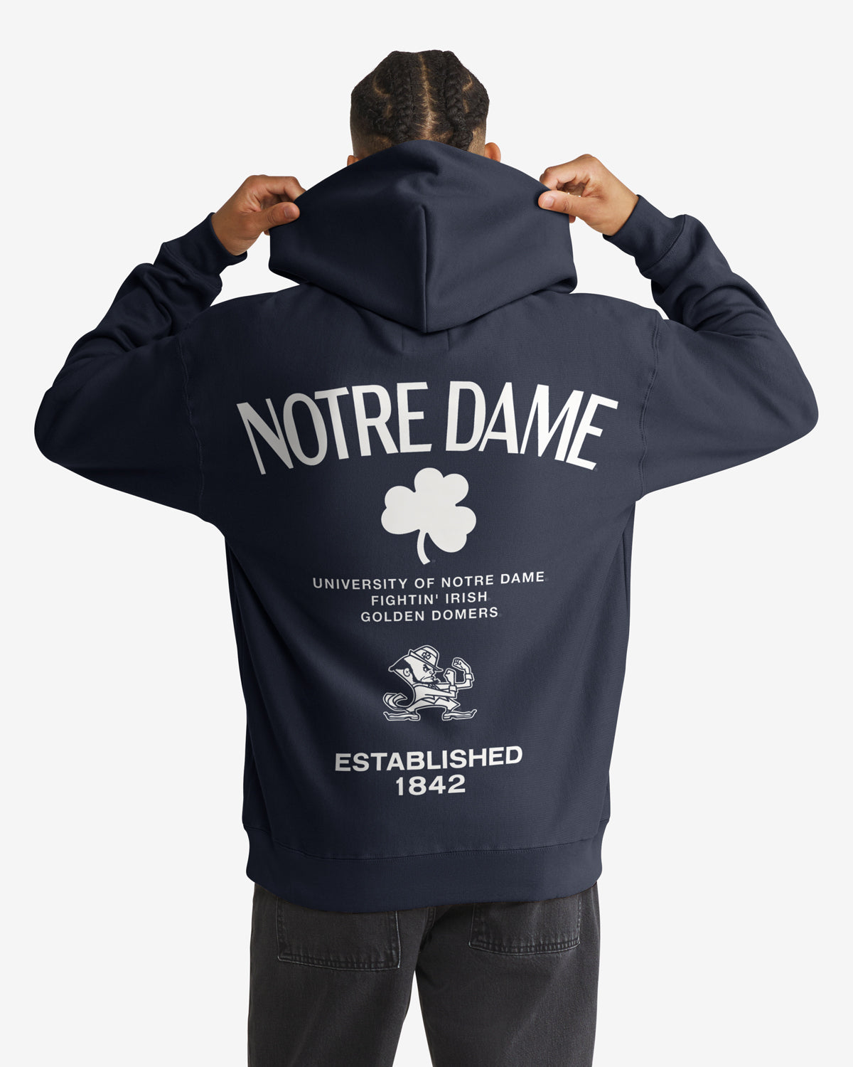 47-brand-constantine-notre-dame-hoodie-navy-herren-fleece image 1