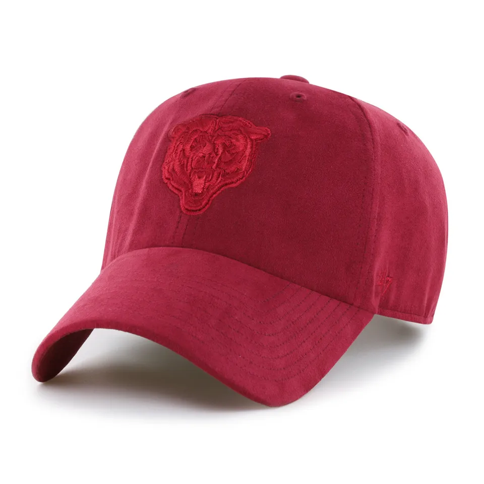 47-clean-up-ballpark-suede-chicago-bears-cap-razor-red-osf image 1