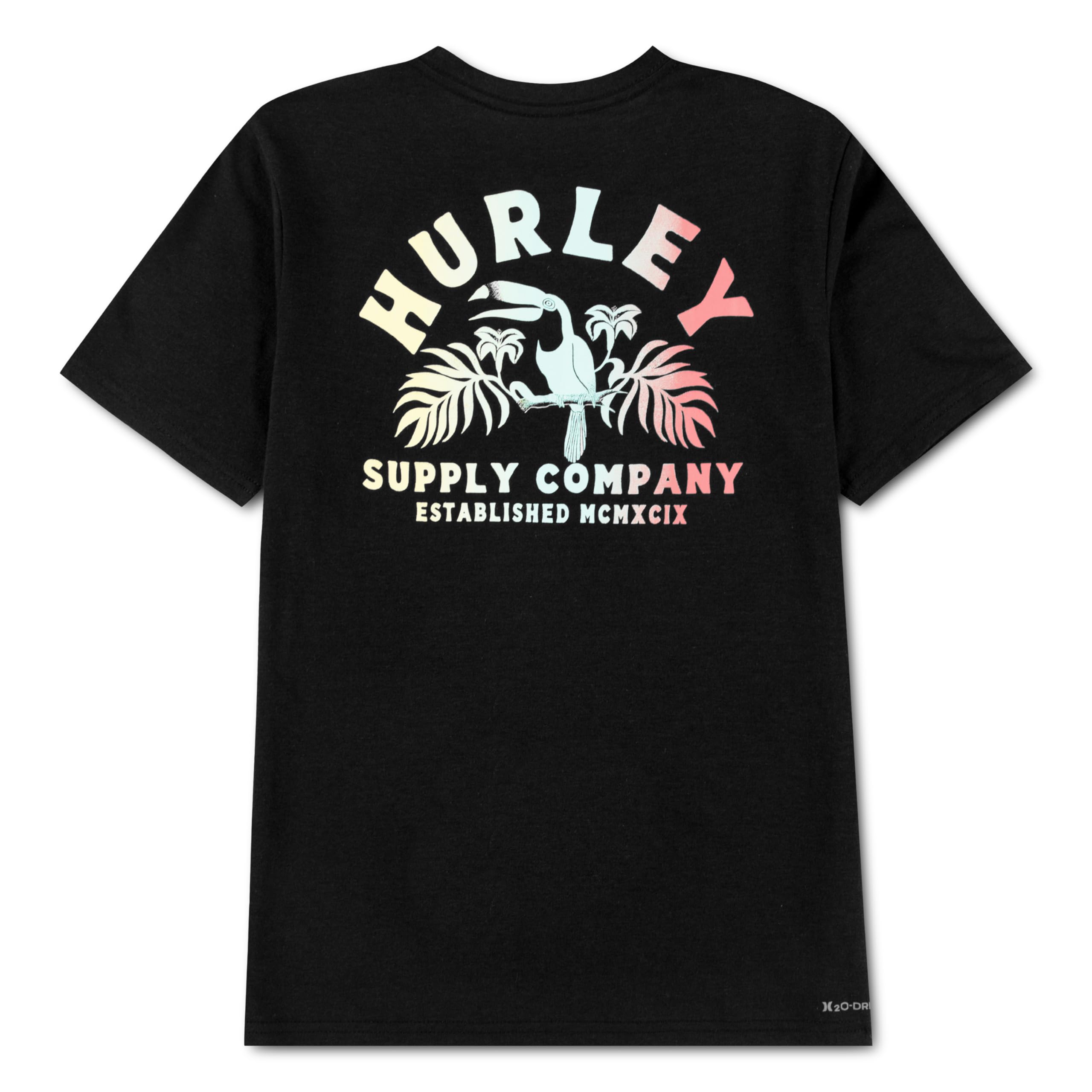 hurley-89134-grafik-t-shirt-kinder-8-10-jahre-kurzarm image 2