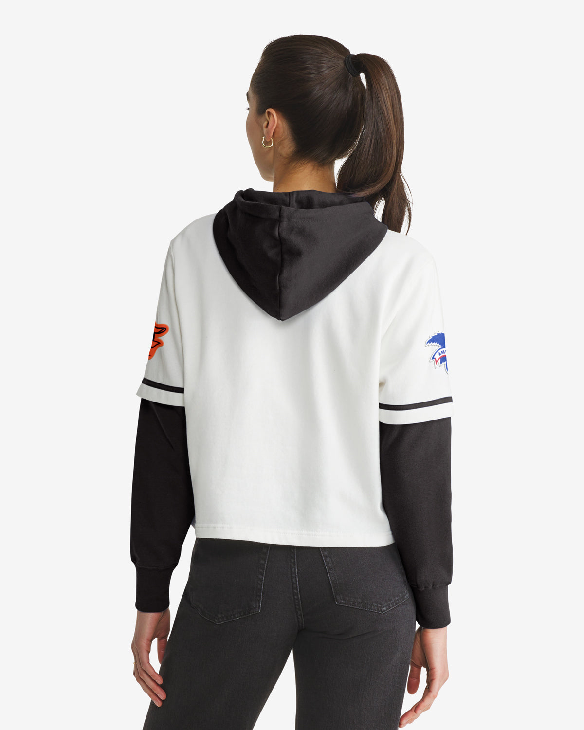 47-brand-shortstop-baltimore-orioles-cropped-hoodie-damen-wei image 2