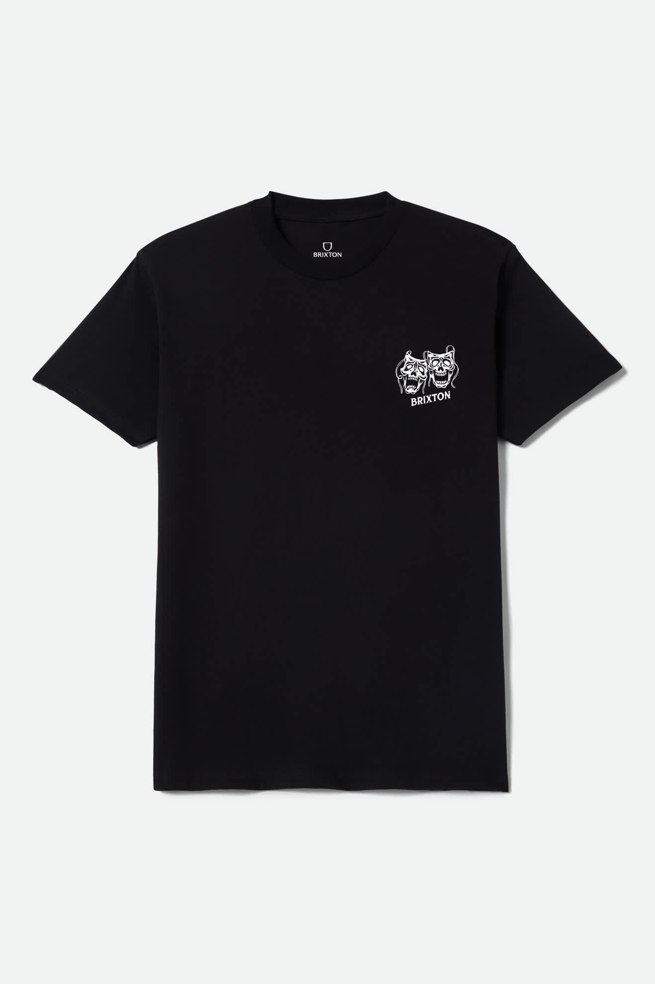 brixton-smile-always-t-shirt-black-worn-wash-print image 2