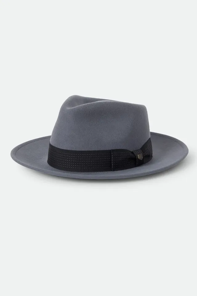 brixton-eames-fedora-future-grey-black-wollfilz image 1