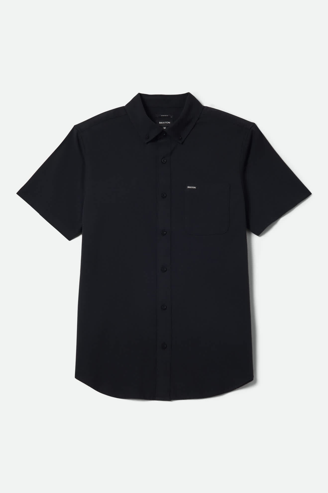 brixton-sanford-oxford-hemd-herren-schwarz-stretch image 1
