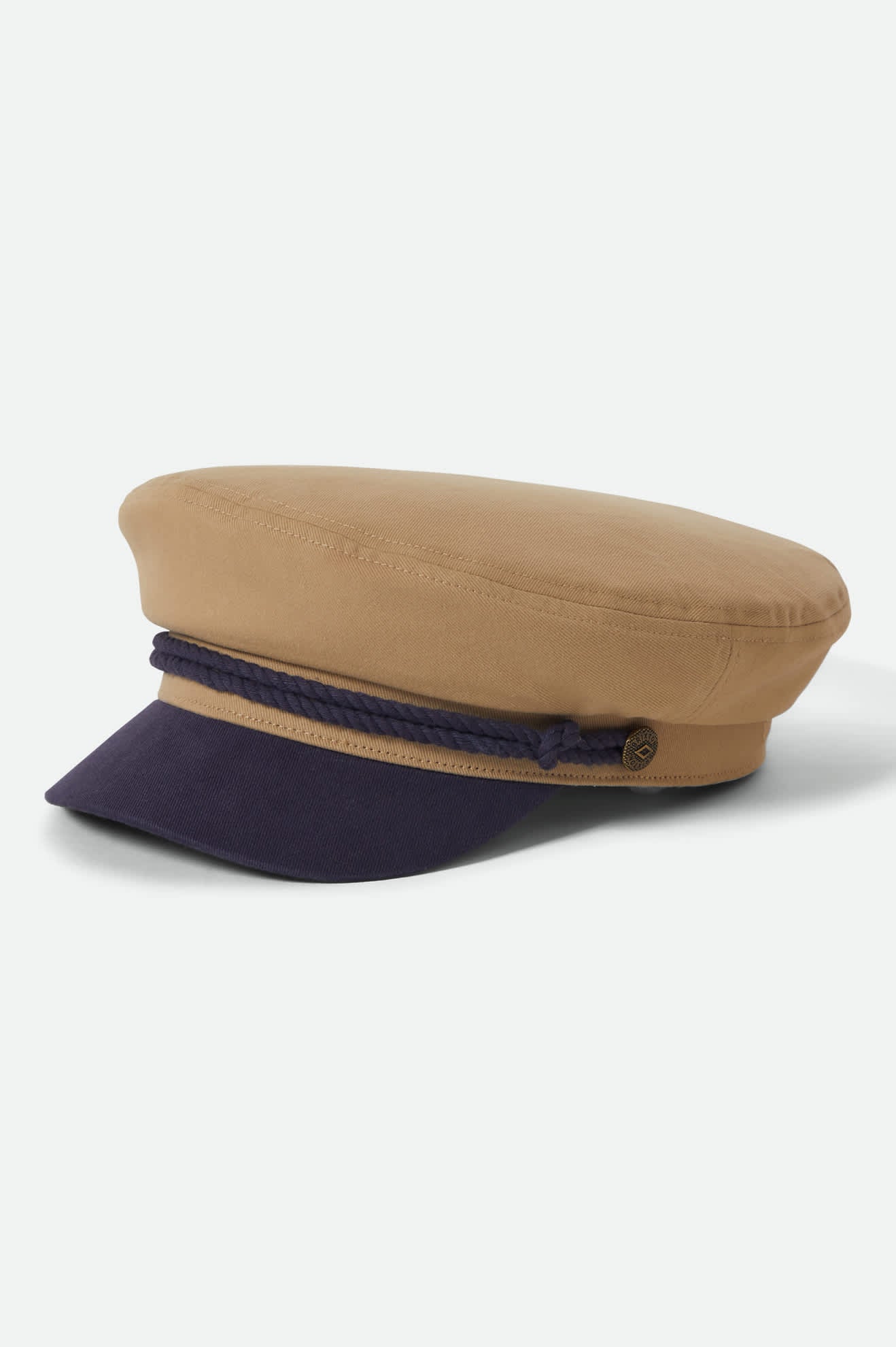 brixton-fiddler-fisherman-cap-sand-washed-navy-twill image 1