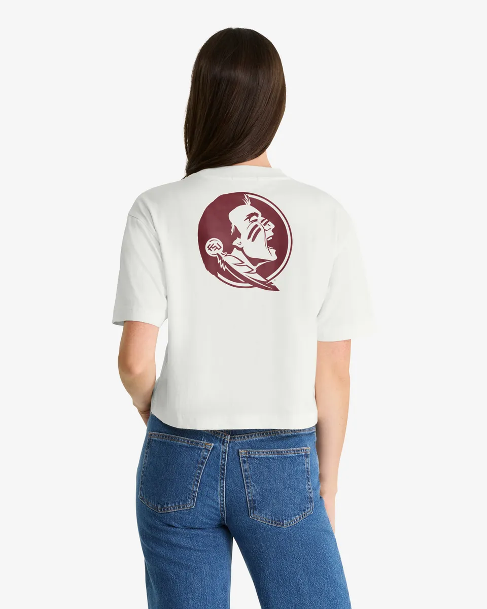 47-brand-reed-city-crop-tee-florida-state-sandstone-damen image 1