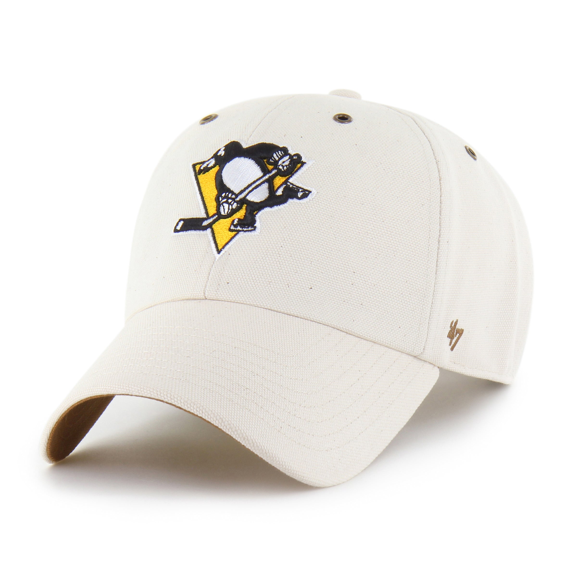 47-brand-47-clean-up-cap-pittsburgh-penguins-natural image 1