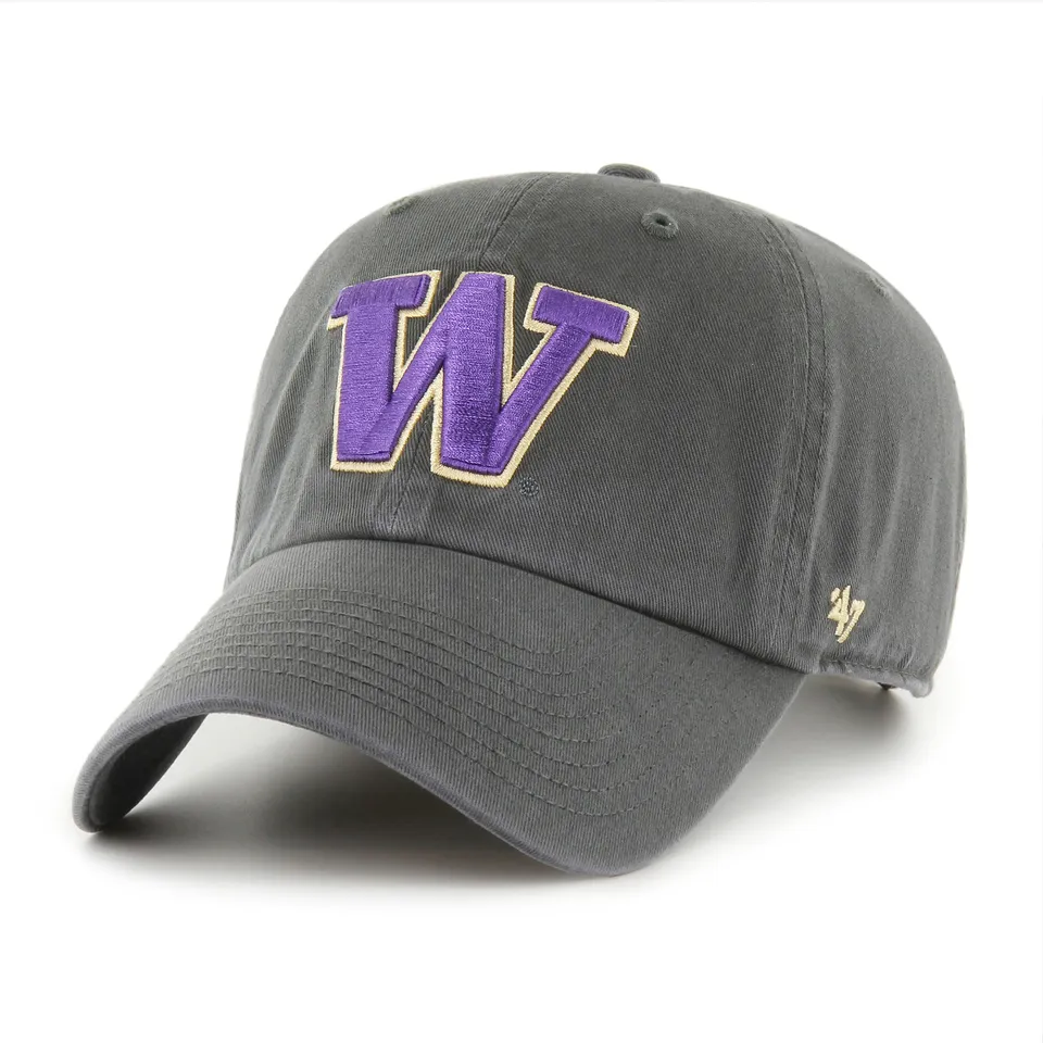 47-brand-47-clean-up-washington-huskies-cap-charcoal image 1
